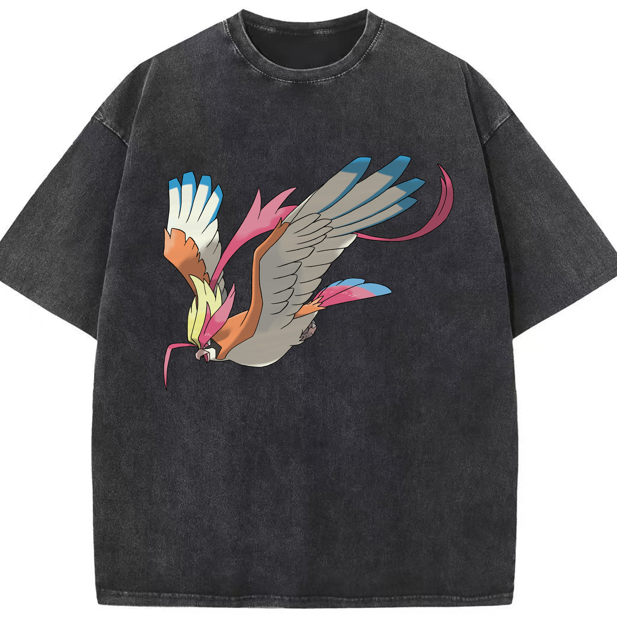 （画像用） ポケットモンスター Pokémon 綿100% ヴィンテージ風 半袖Tシャツ（フロントプリント）
