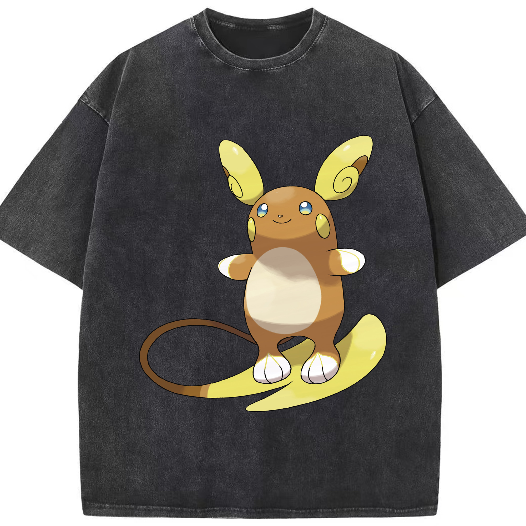 （画像用） ポケットモンスター Pokémon 綿100% ヴィンテージ風 半袖Tシャツ（フロントプリント）
