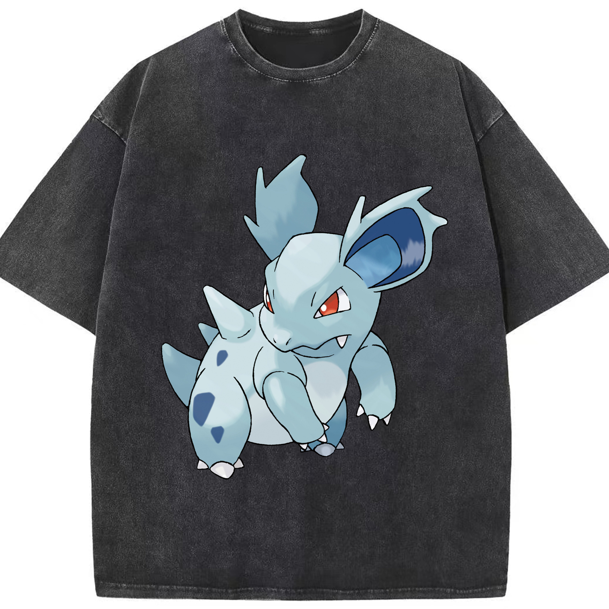 （画像用） ポケットモンスター Pokémon 綿100% ヴィンテージ風 半袖Tシャツ（フロントプリント）