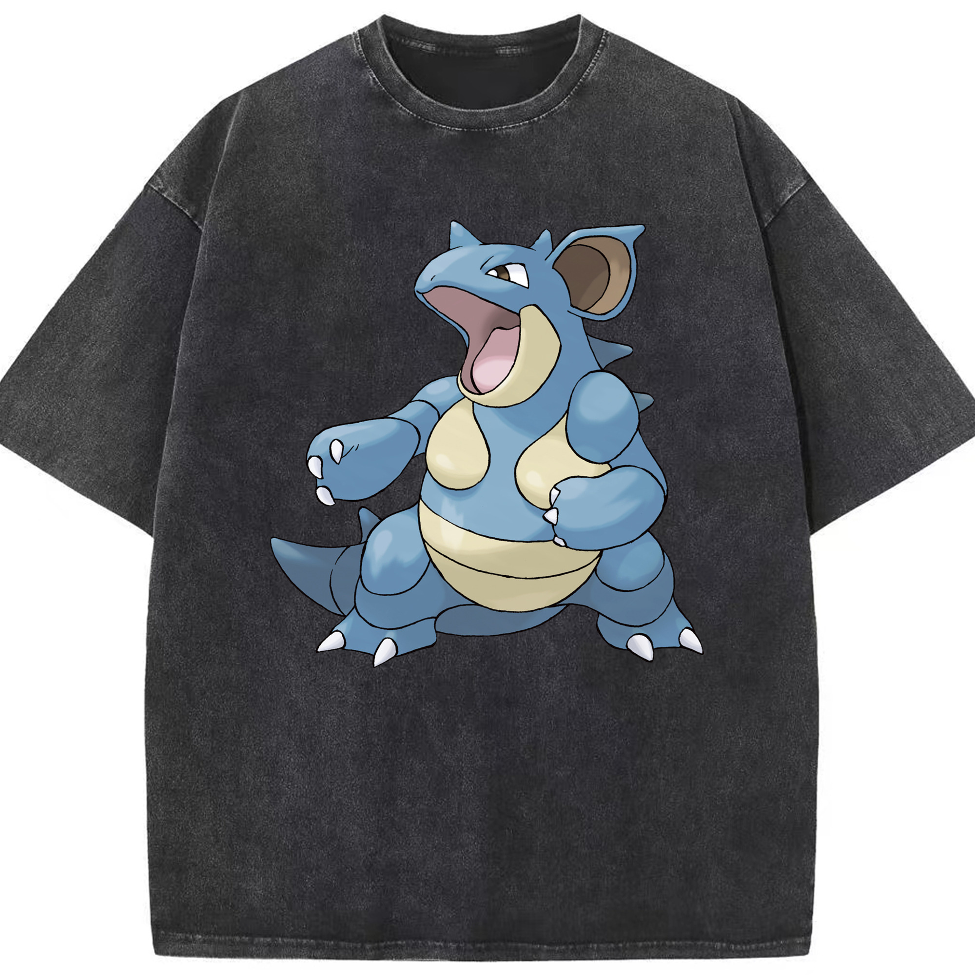 （画像用） ポケットモンスター Pokémon 綿100% ヴィンテージ風 半袖Tシャツ（フロントプリント）