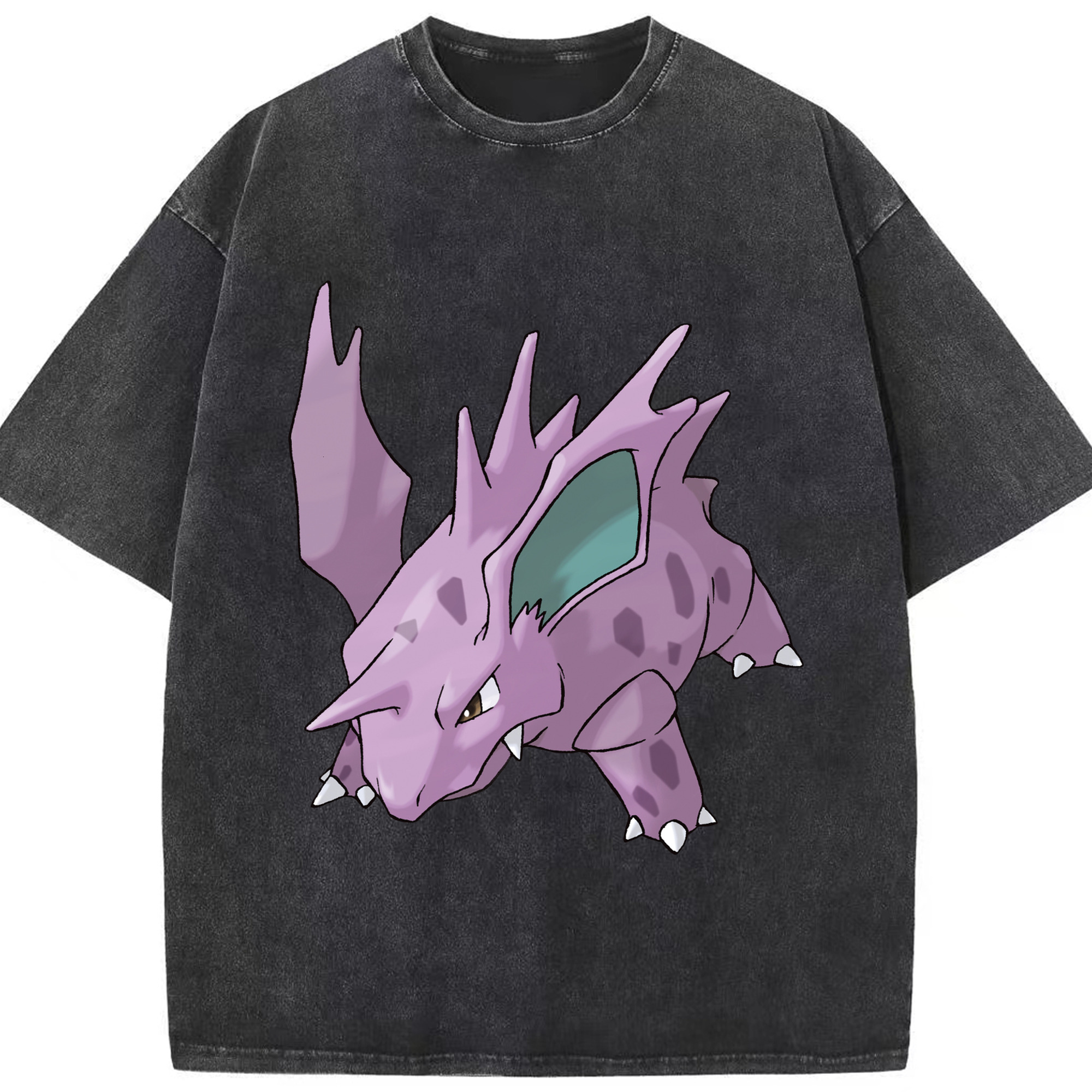 （画像用） ポケットモンスター Pokémon 綿100% ヴィンテージ風 半袖Tシャツ（フロントプリント）