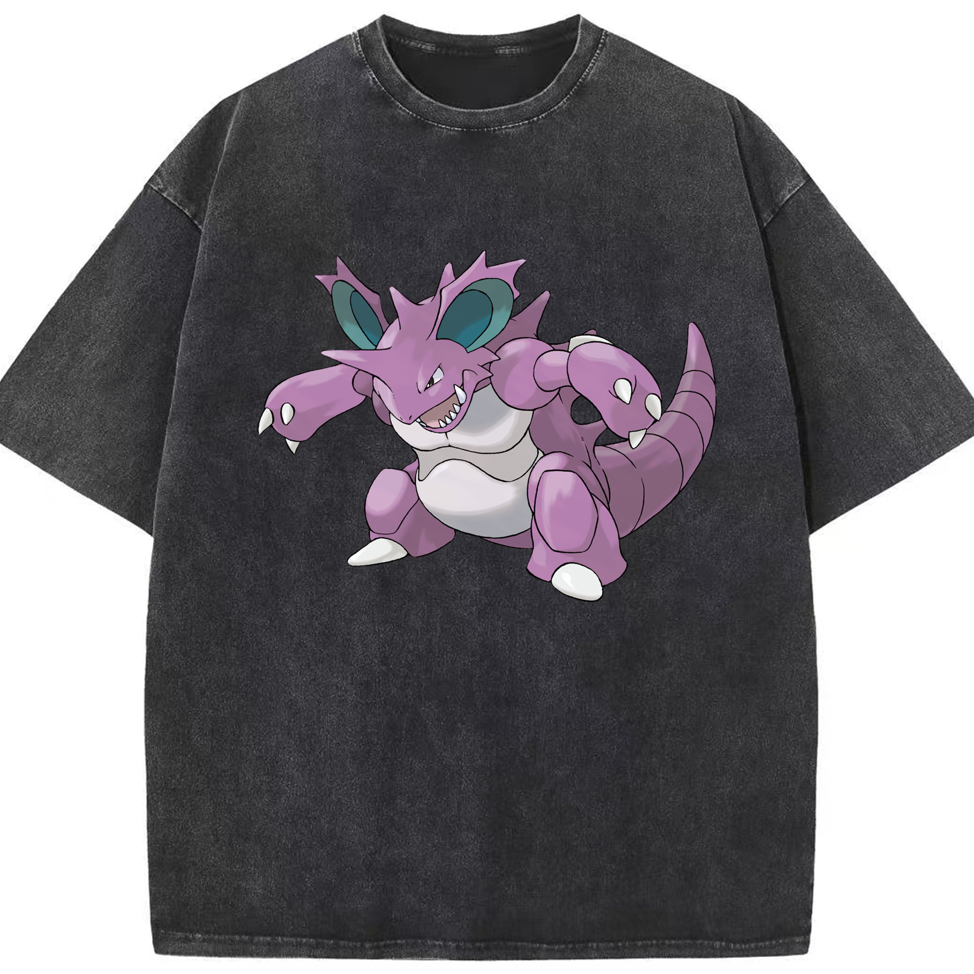 （画像用） ポケットモンスター Pokémon 綿100% ヴィンテージ風 半袖Tシャツ（フロントプリント）