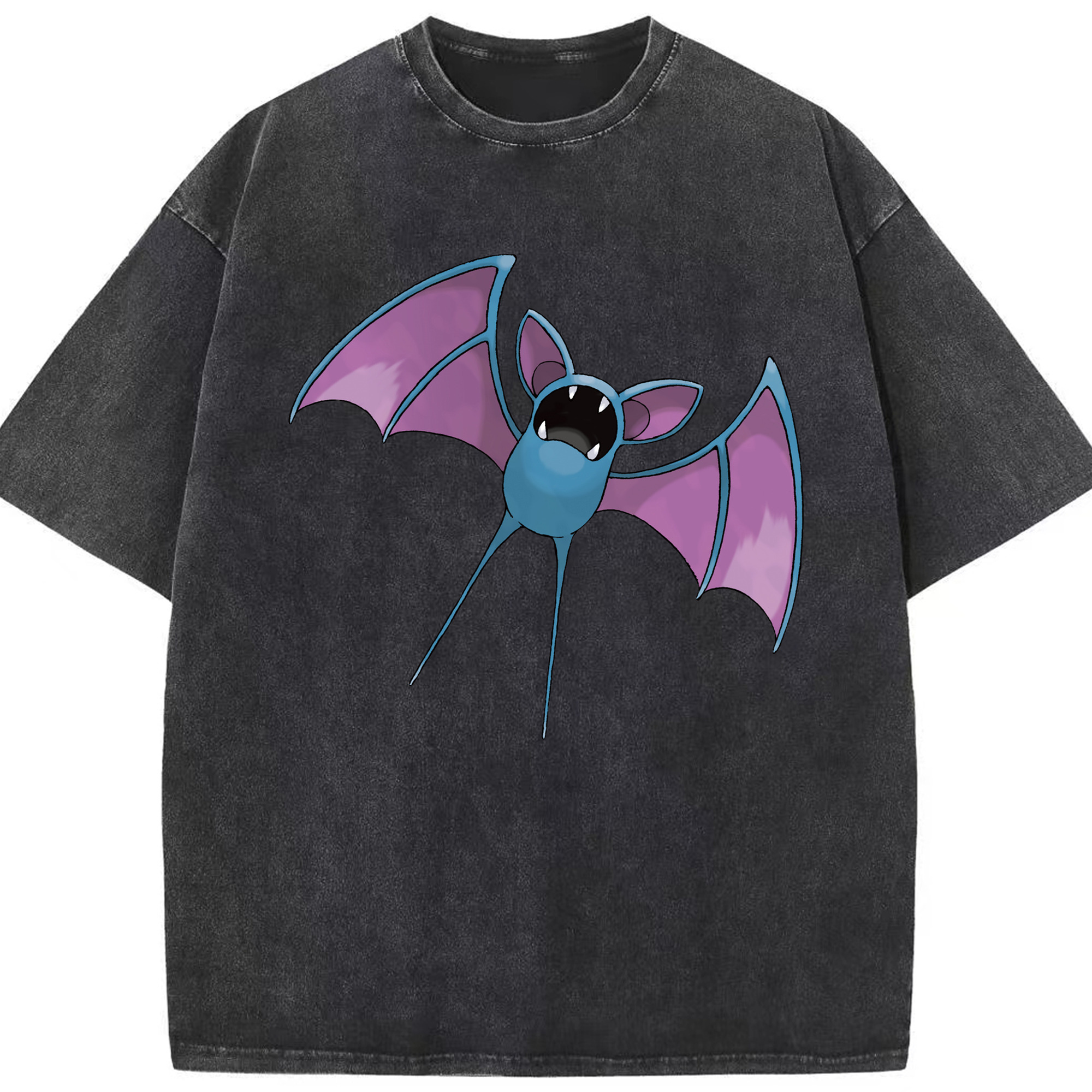 （画像用） ポケットモンスター Pokémon 綿100% ヴィンテージ風 半袖Tシャツ（フロントプリント）