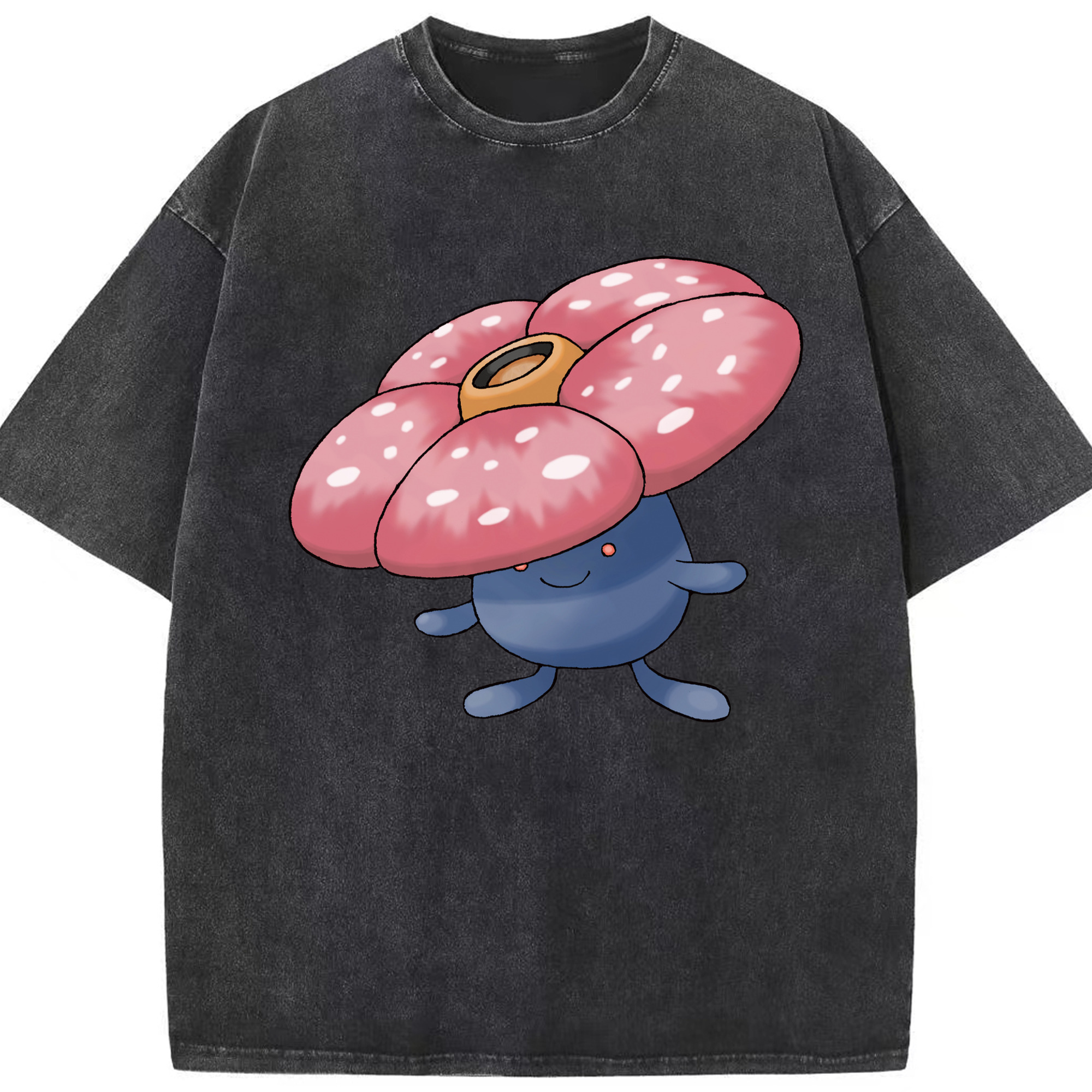 （画像用） ポケットモンスター Pokémon 綿100% ヴィンテージ風 半袖Tシャツ（フロントプリント）
