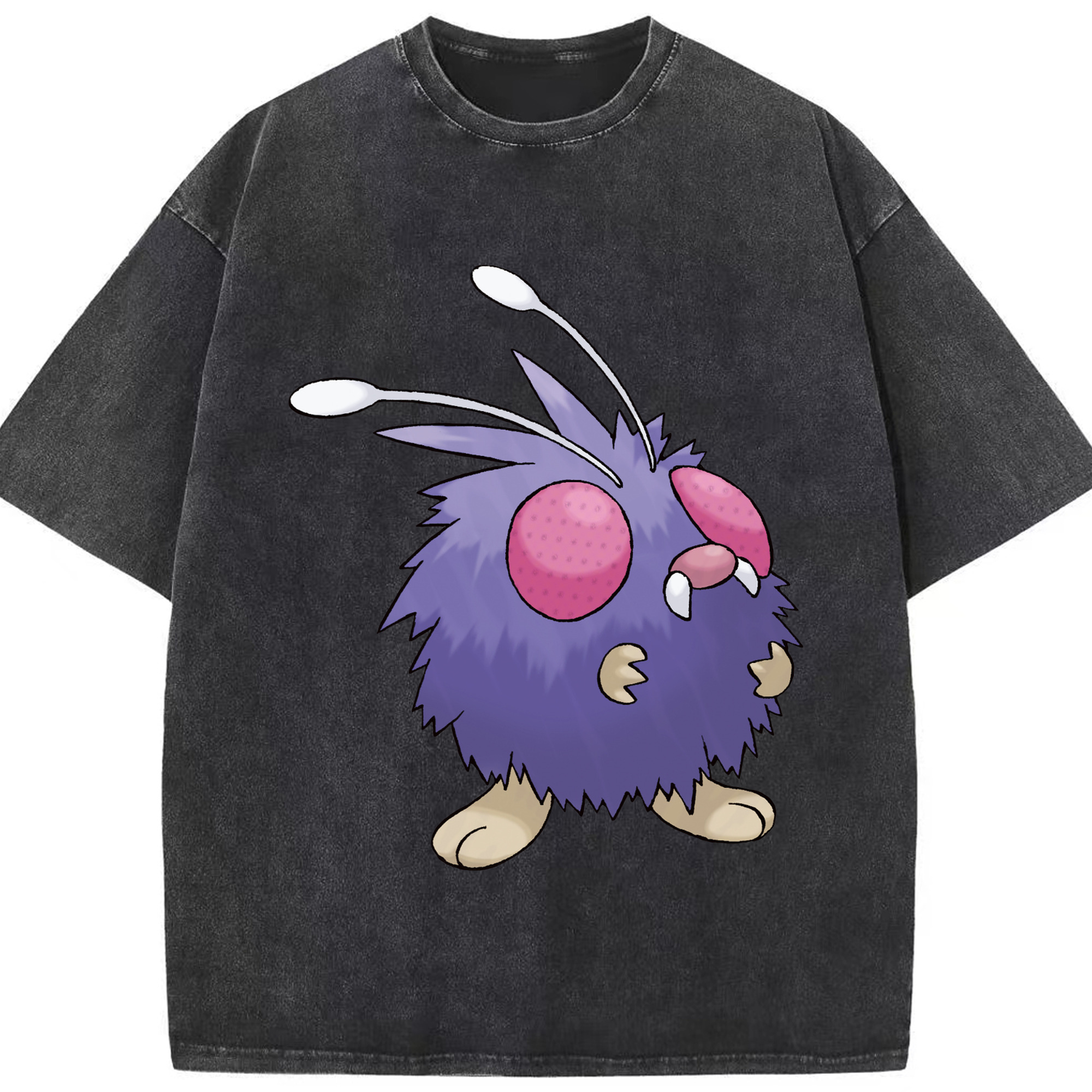 （画像用） ポケットモンスター Pokémon 綿100% ヴィンテージ風 半袖Tシャツ（フロントプリント）