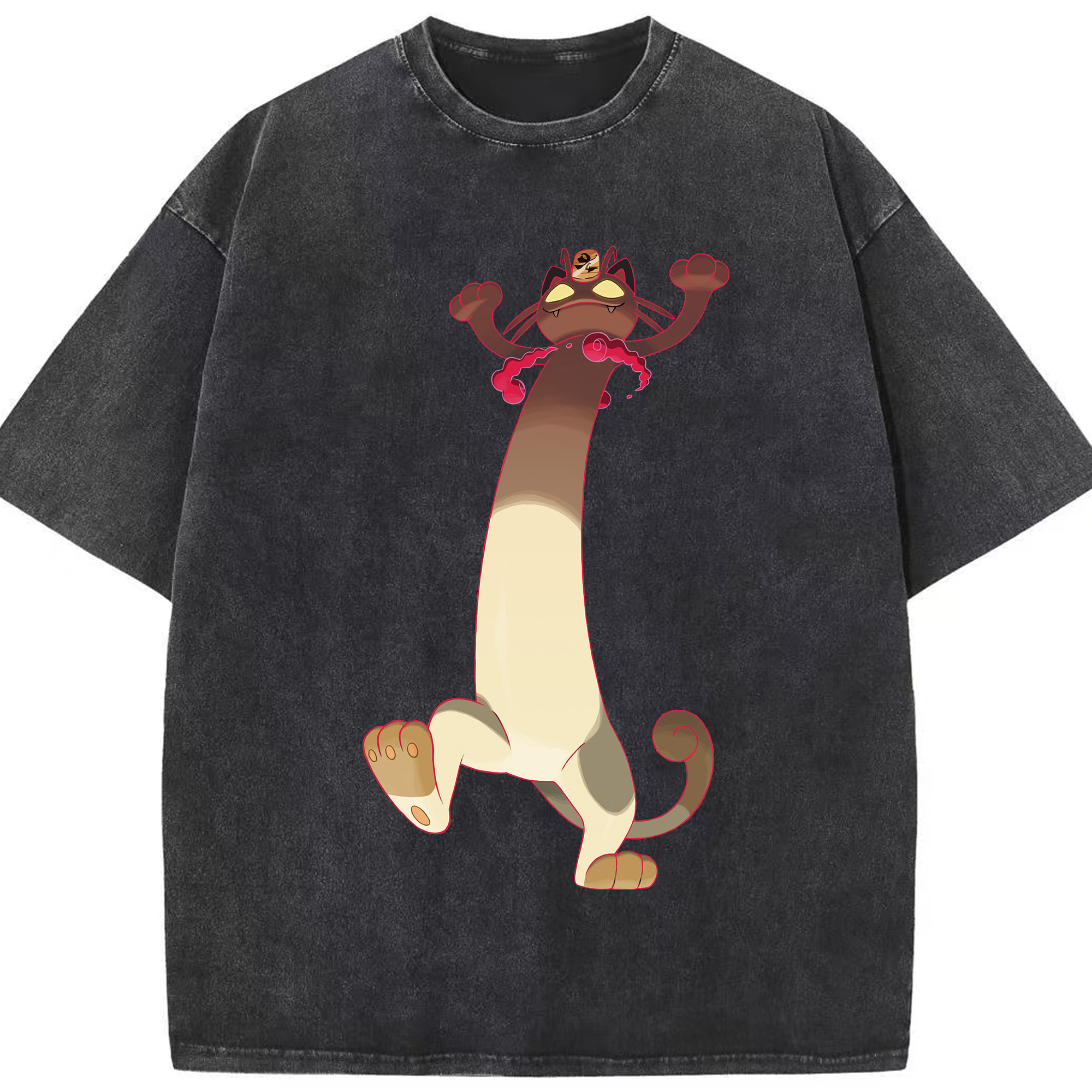 （画像用） ポケットモンスター Pokémon 綿100% ヴィンテージ風 半袖Tシャツ（フロントプリント）
