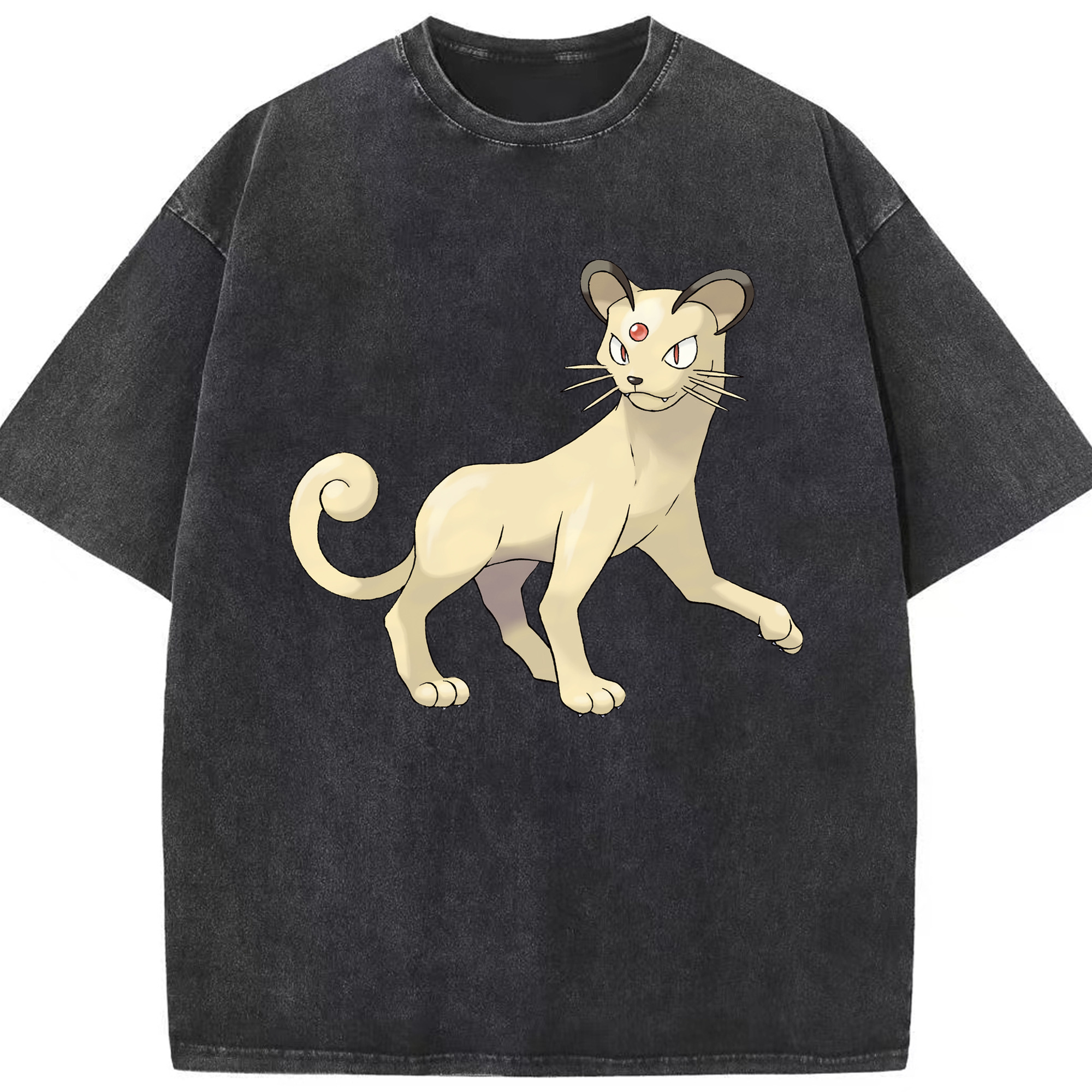 （画像用） ポケットモンスター Pokémon 綿100% ヴィンテージ風 半袖Tシャツ（フロントプリント）