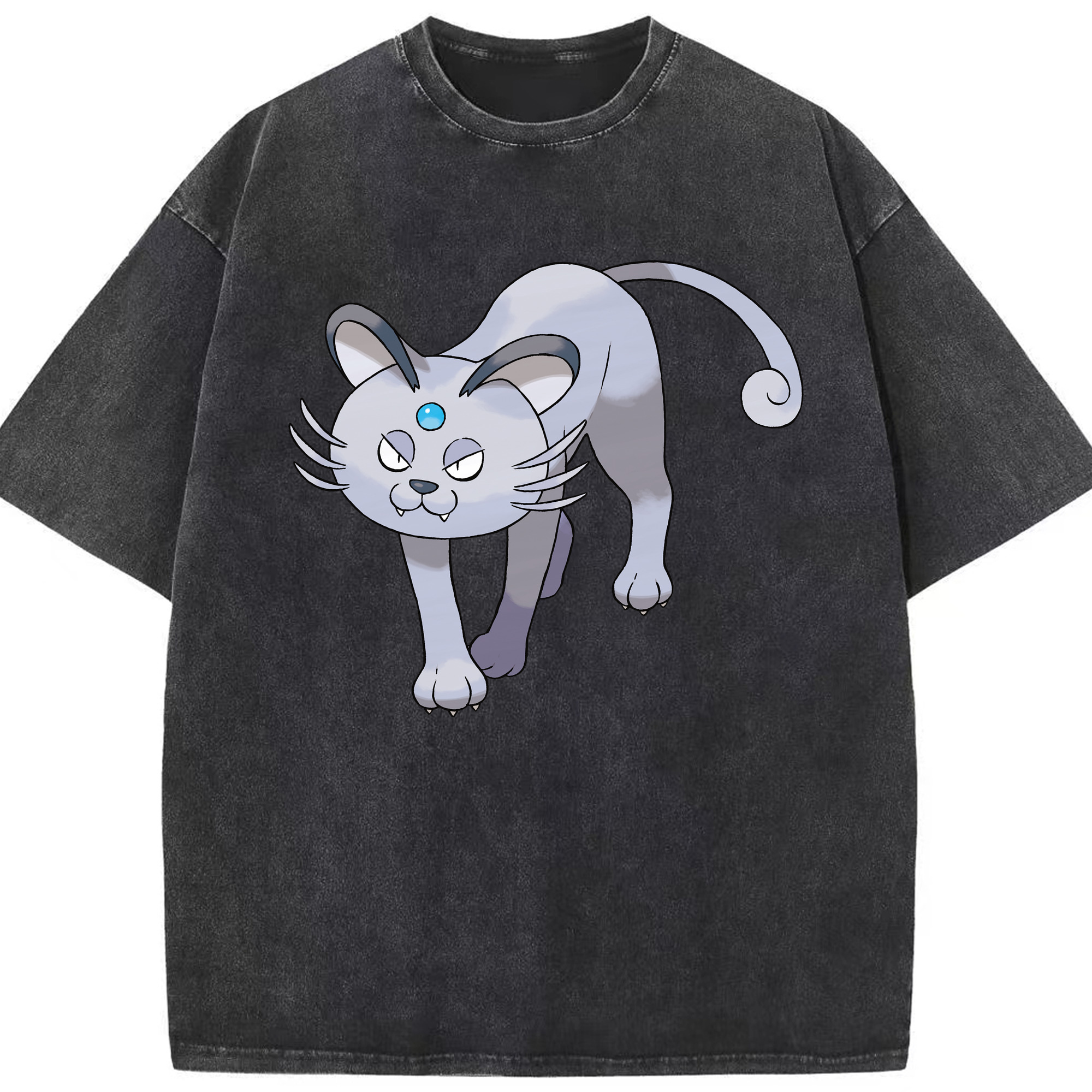 （画像用） ポケットモンスター Pokémon 綿100% ヴィンテージ風 半袖Tシャツ（フロントプリント）
