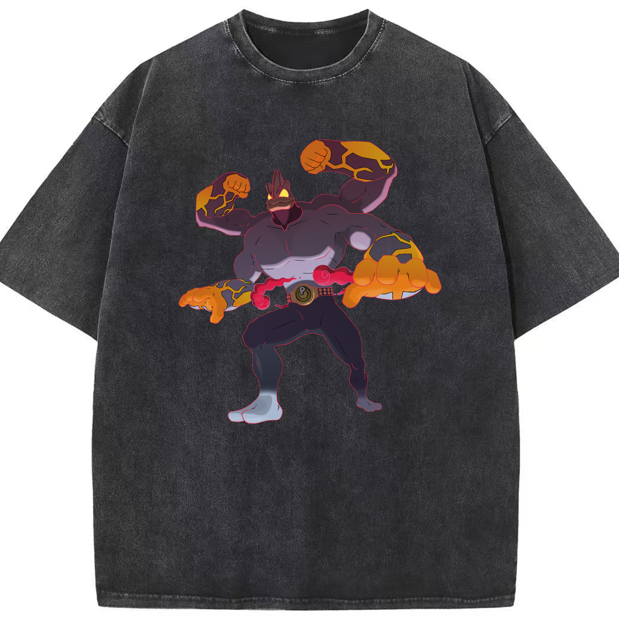 （画像用） ポケットモンスター Pokémon 綿100% ヴィンテージ風 半袖Tシャツ（フロントプリント）