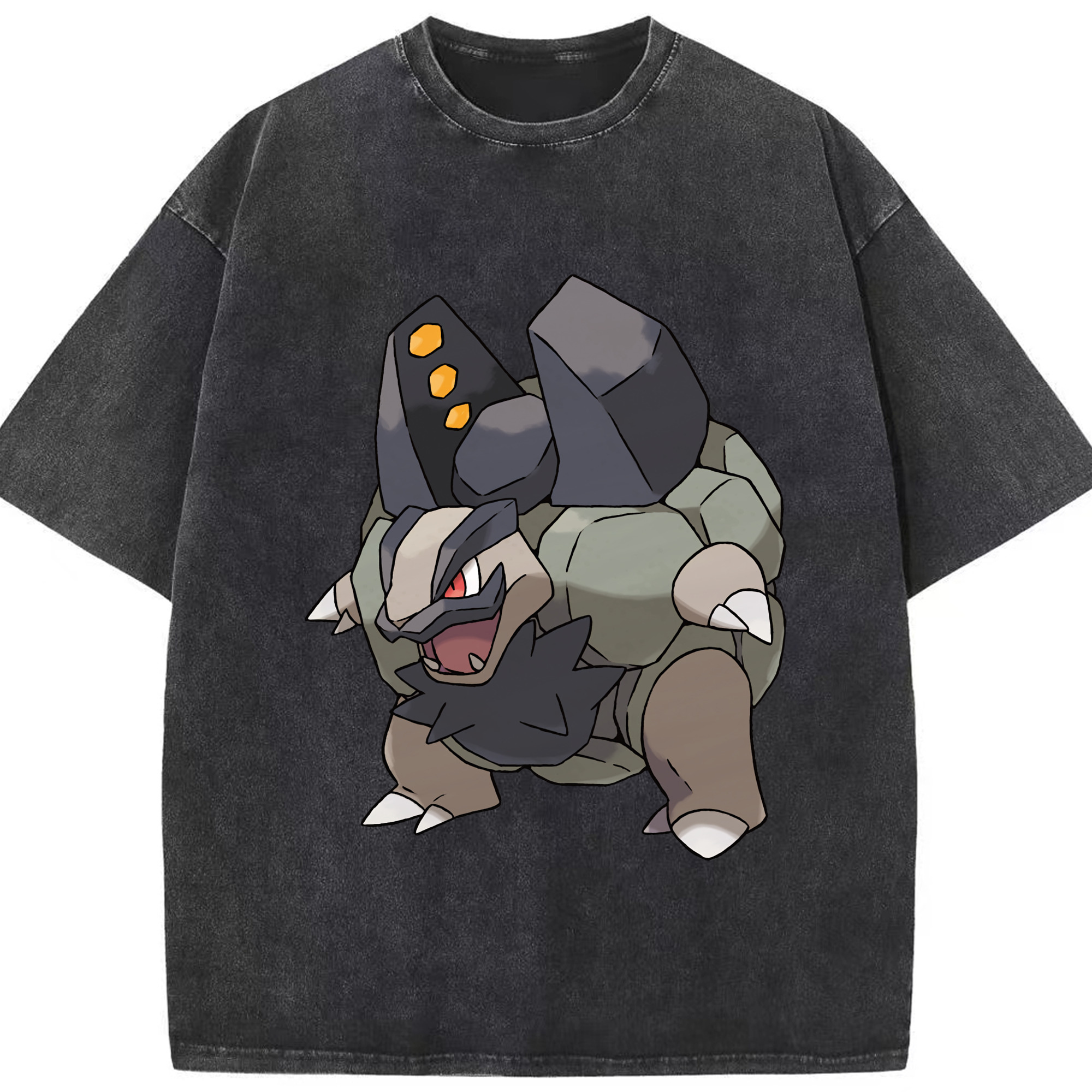 （画像用） ポケットモンスター Pokémon 綿100% ヴィンテージ風 半袖Tシャツ（フロントプリント）