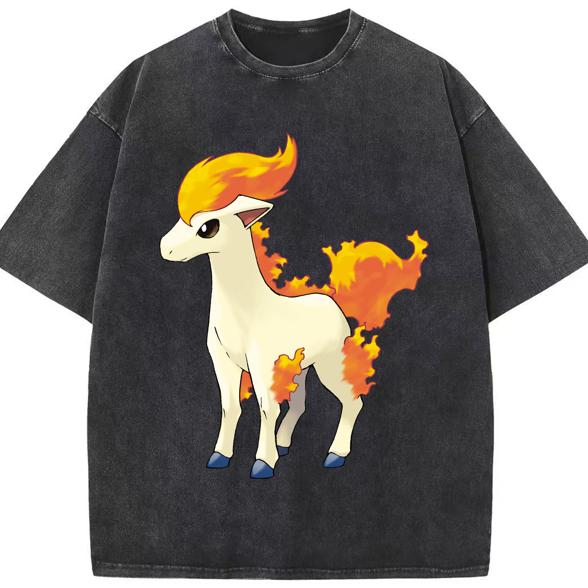 （画像用） ポケットモンスター Pokémon 綿100% ヴィンテージ風 半袖Tシャツ（フロントプリント）