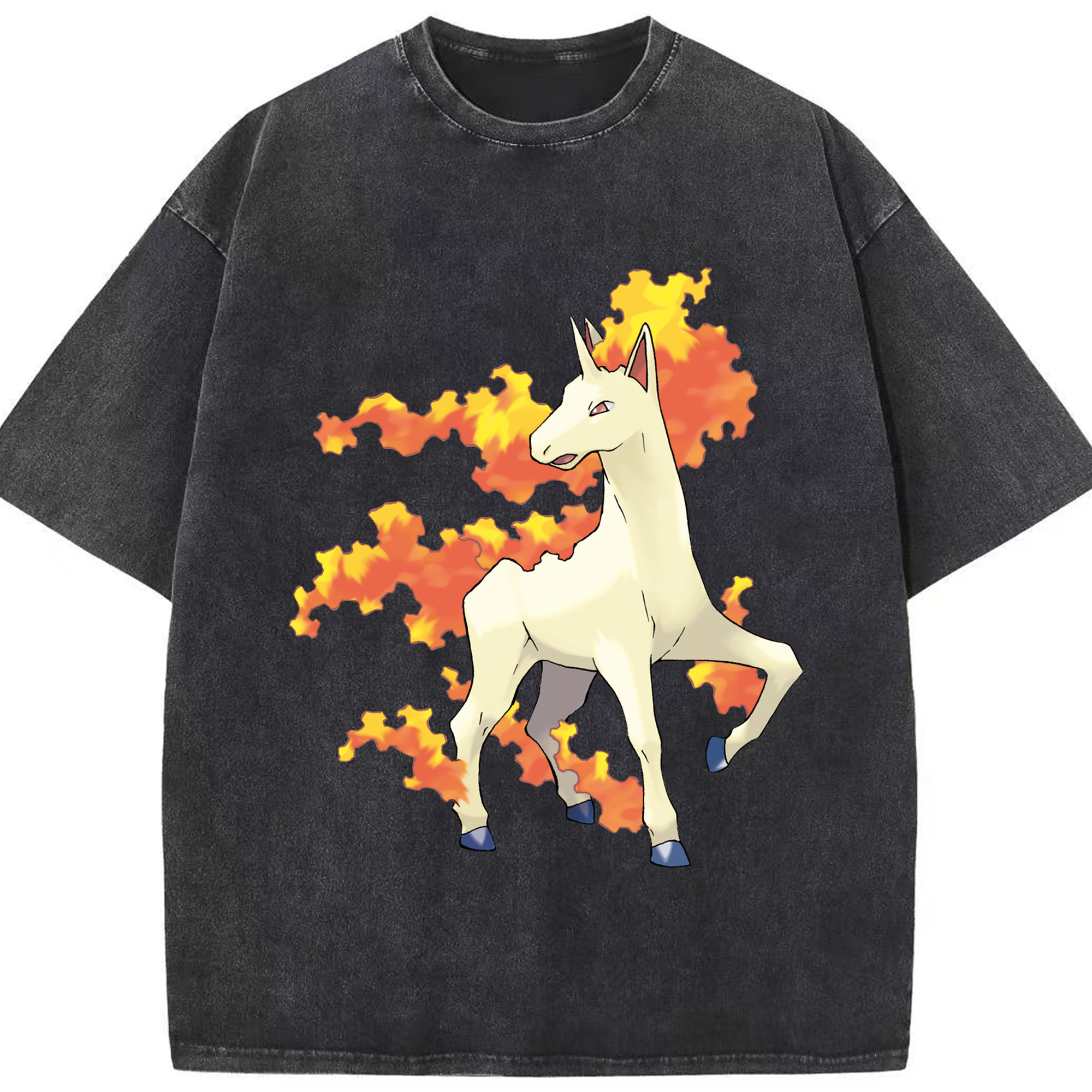 （画像用） ポケットモンスター Pokémon 綿100% ヴィンテージ風 半袖Tシャツ（フロントプリント）