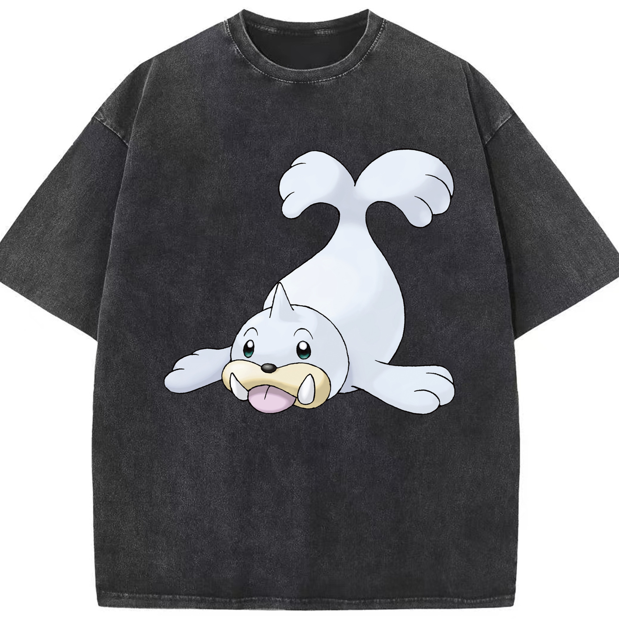 （画像用） ポケットモンスター Pokémon 綿100% ヴィンテージ風 半袖Tシャツ（フロントプリント）