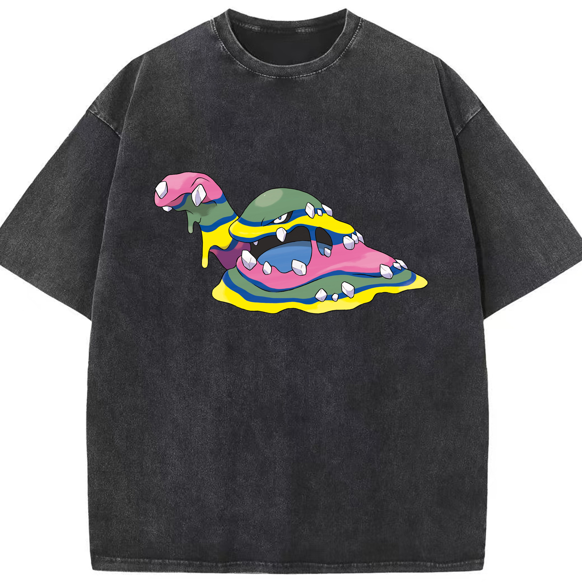 （画像用） ポケットモンスター Pokémon 綿100% ヴィンテージ風 半袖Tシャツ（フロントプリント）
