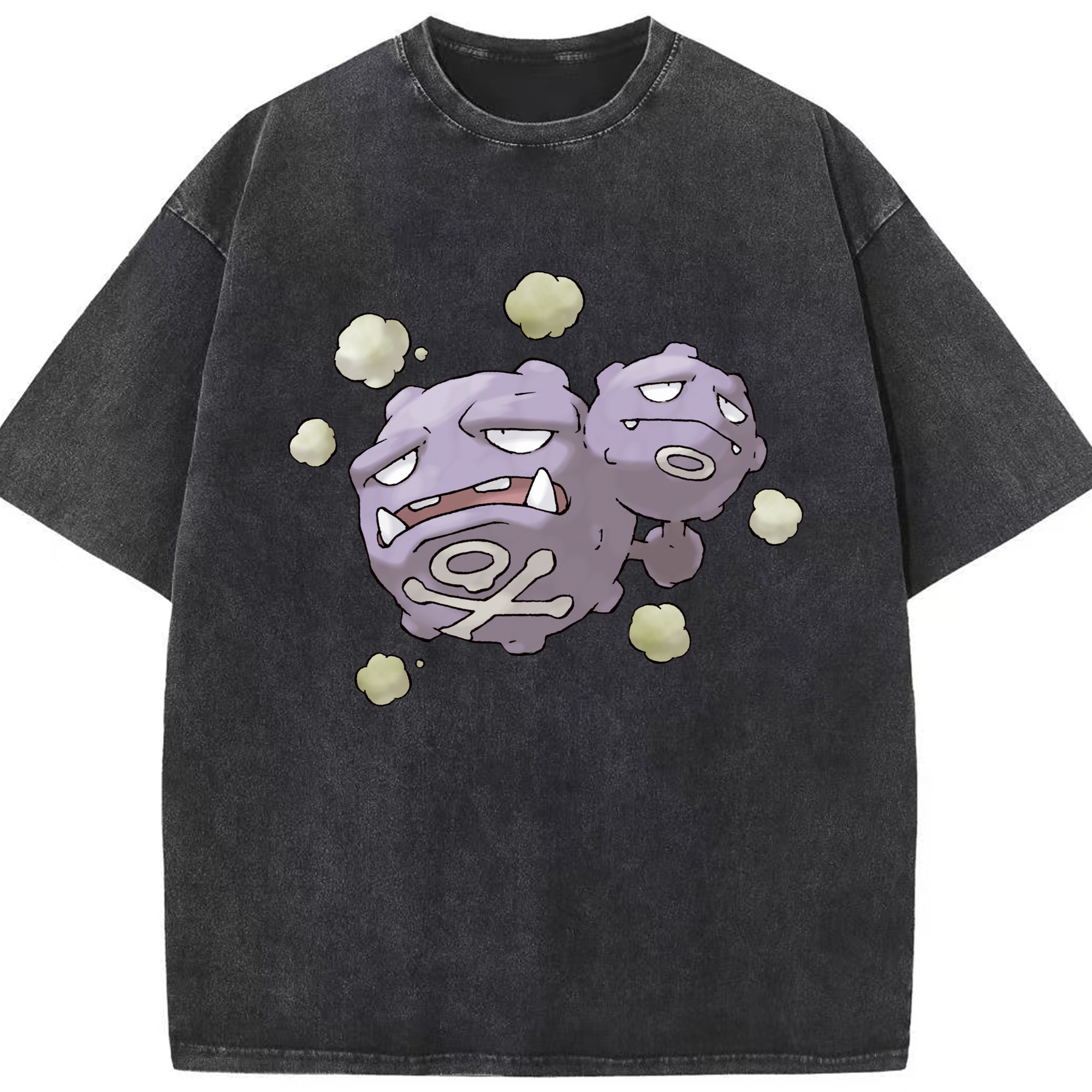 （画像用） ポケットモンスター Pokémon 綿100% ヴィンテージ風 半袖Tシャツ（フロントプリント）