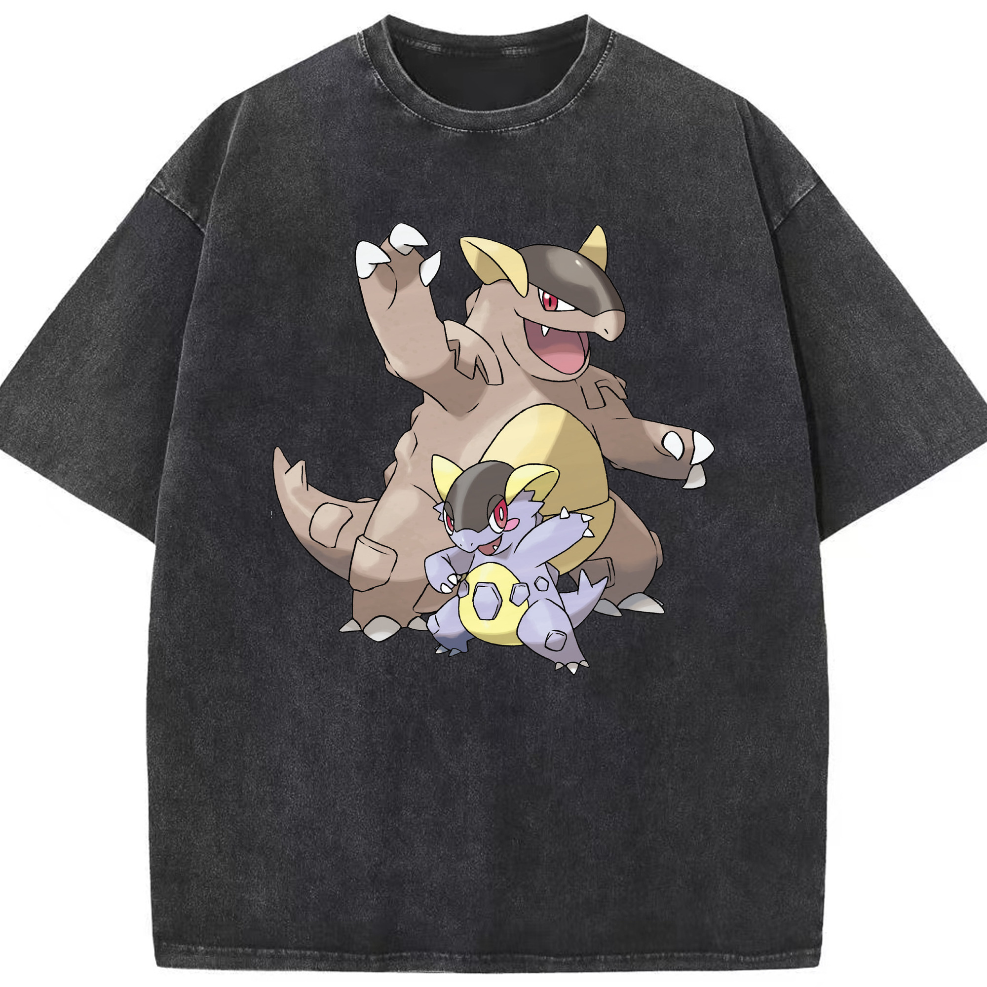 （画像用） ポケットモンスター Pokémon 綿100% ヴィンテージ風 半袖Tシャツ（フロントプリント）