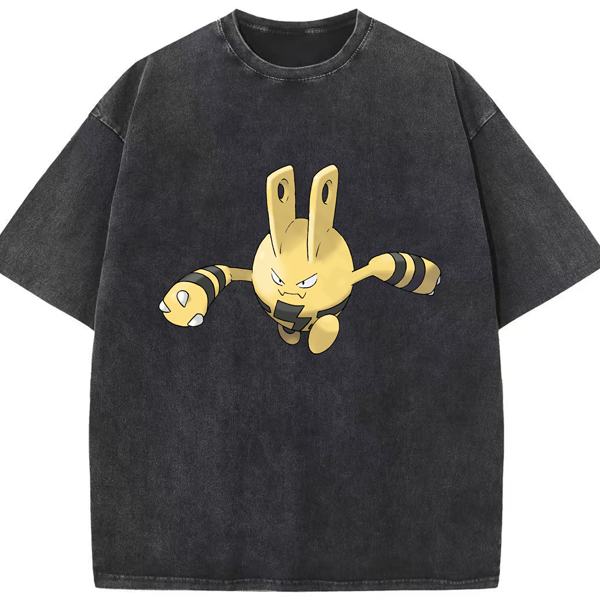 （画像用） ポケットモンスター Pokémon 綿100% ヴィンテージ風 半袖Tシャツ（フロントプリント）