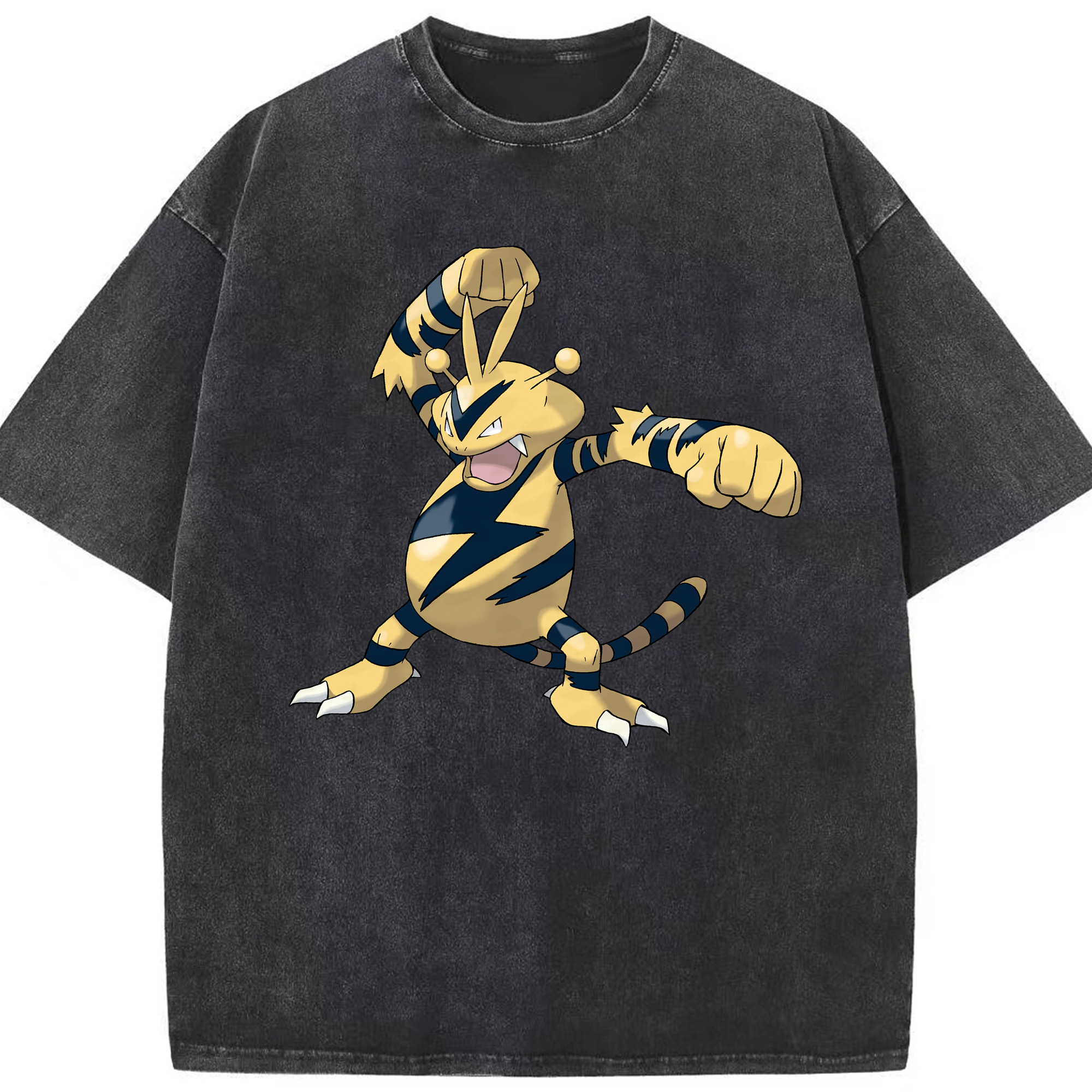 （画像用） ポケットモンスター Pokémon 綿100% ヴィンテージ風 半袖Tシャツ（フロントプリント）