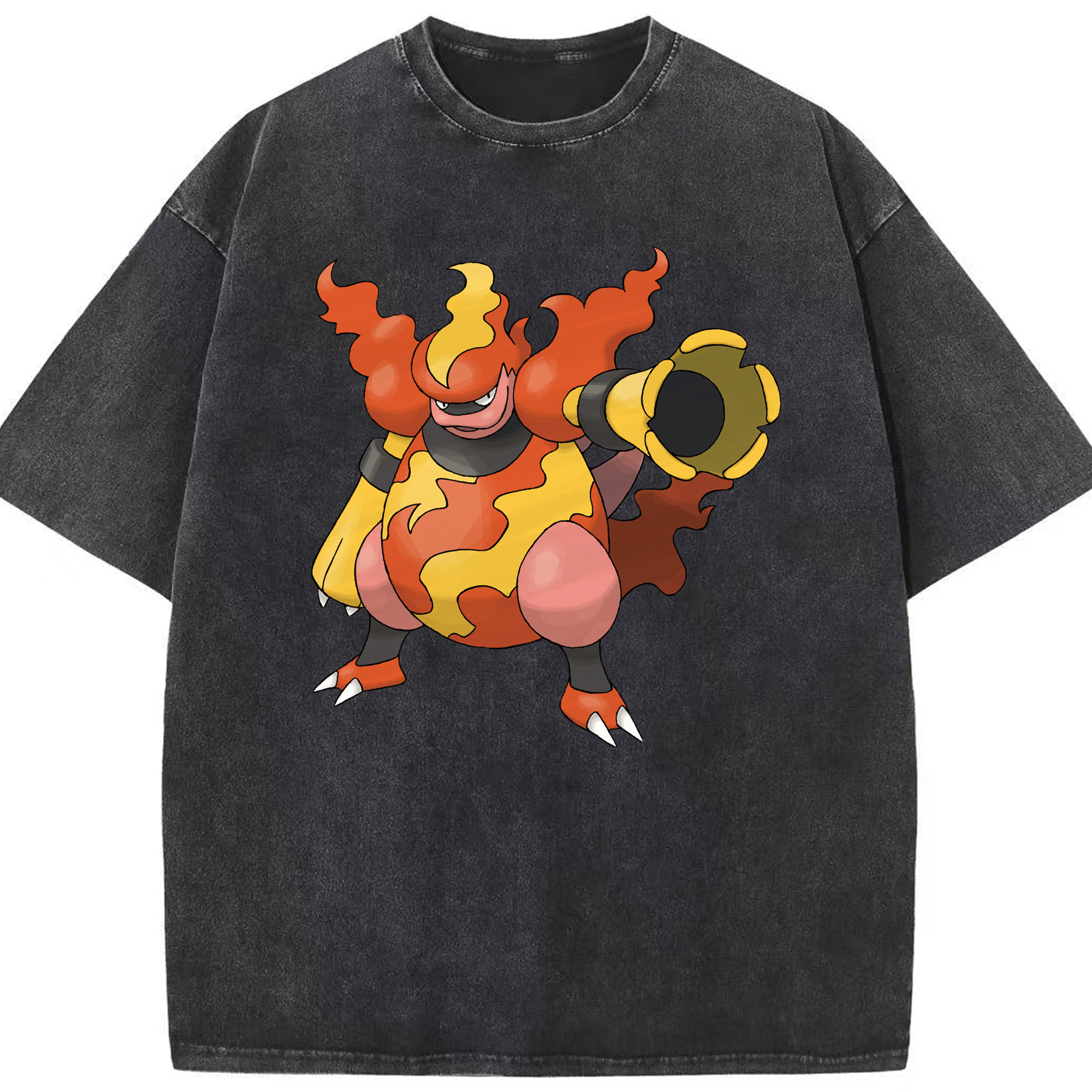 （画像用） ポケットモンスター Pokémon 綿100% ヴィンテージ風 半袖Tシャツ（フロントプリント）