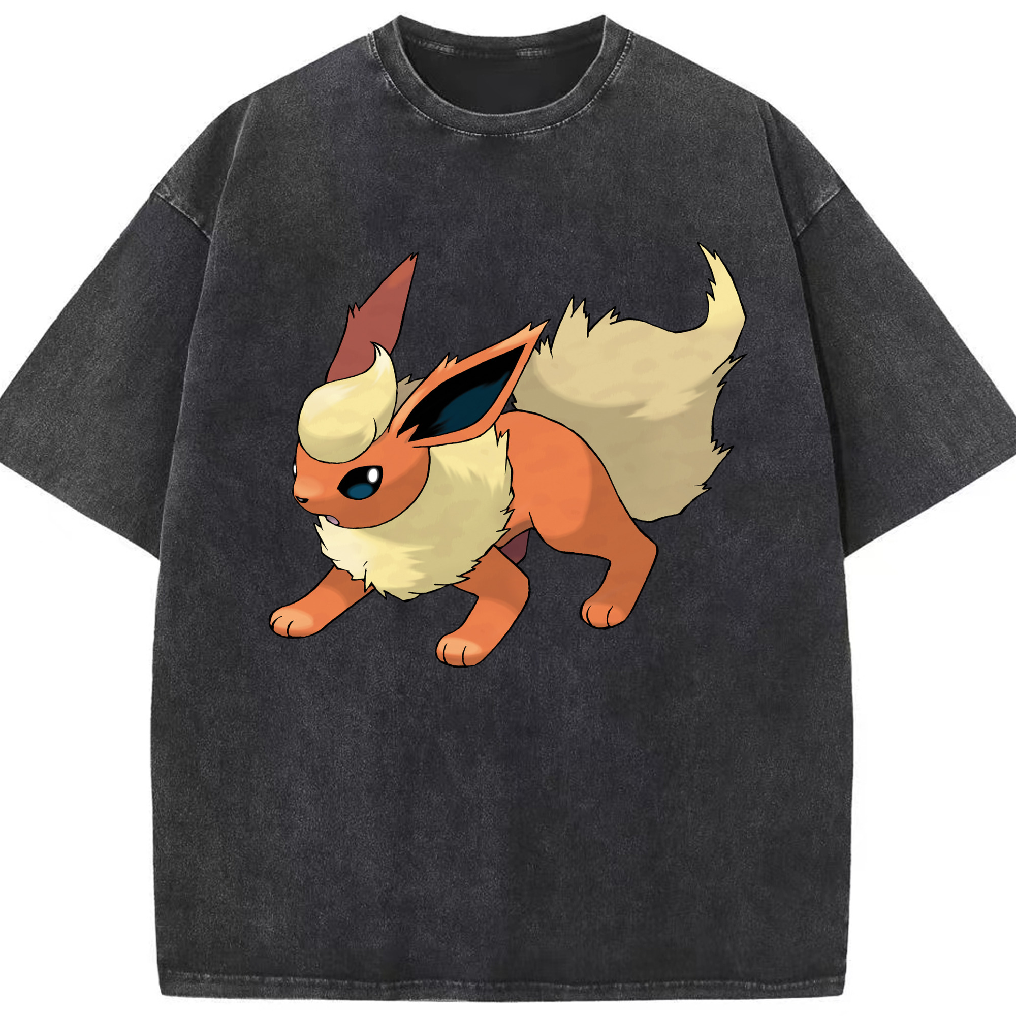 （画像用） ポケットモンスター Pokémon 綿100% ヴィンテージ風 半袖Tシャツ（フロントプリント）