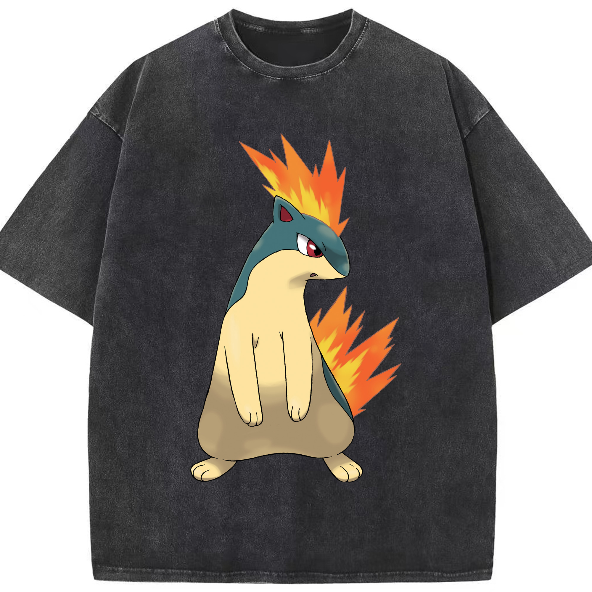 （画像用） ポケットモンスター Pokémon 綿100% ヴィンテージ風 半袖Tシャツ（フロントプリント）