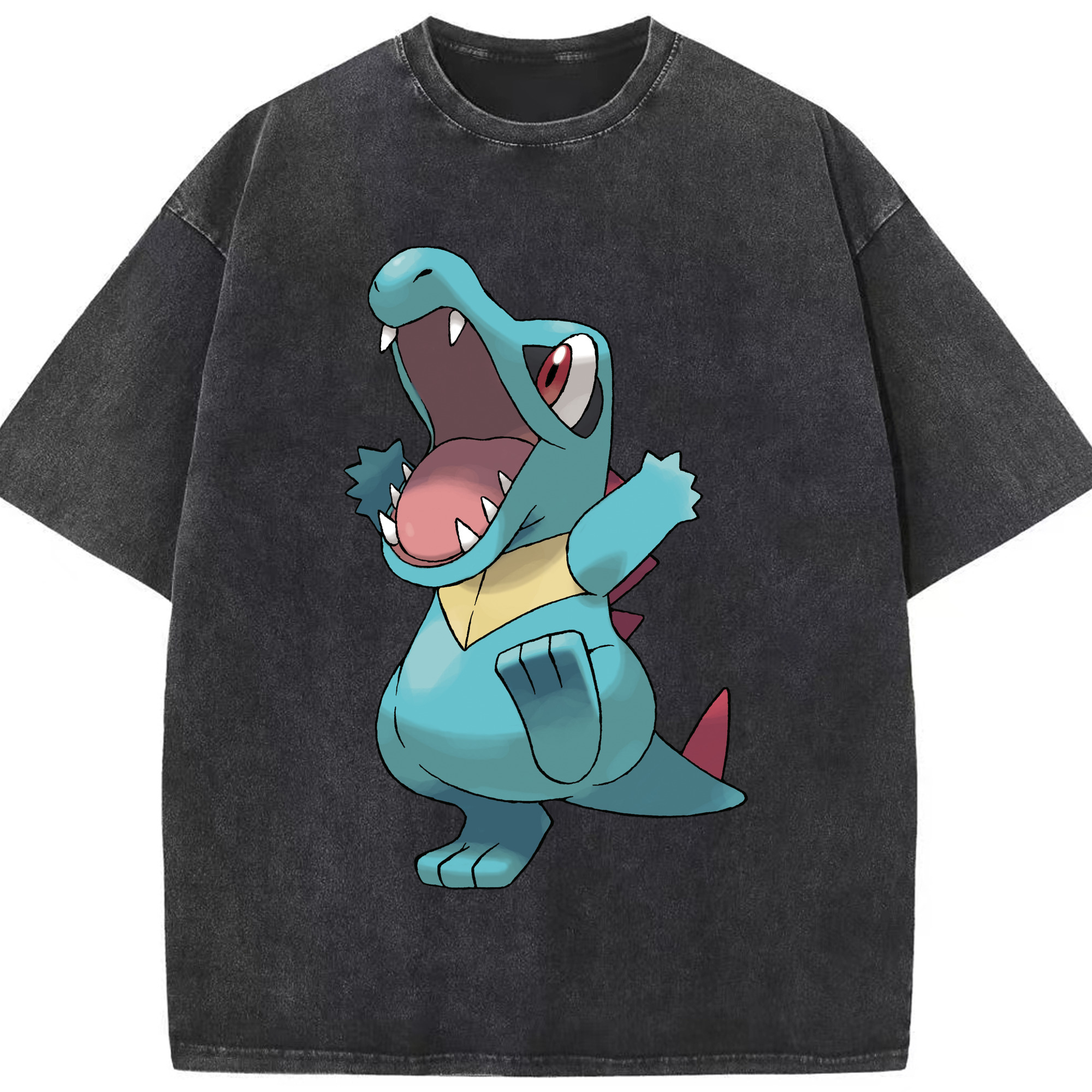 （画像用） ポケットモンスター Pokémon 綿100% ヴィンテージ風 半袖Tシャツ（フロントプリント）