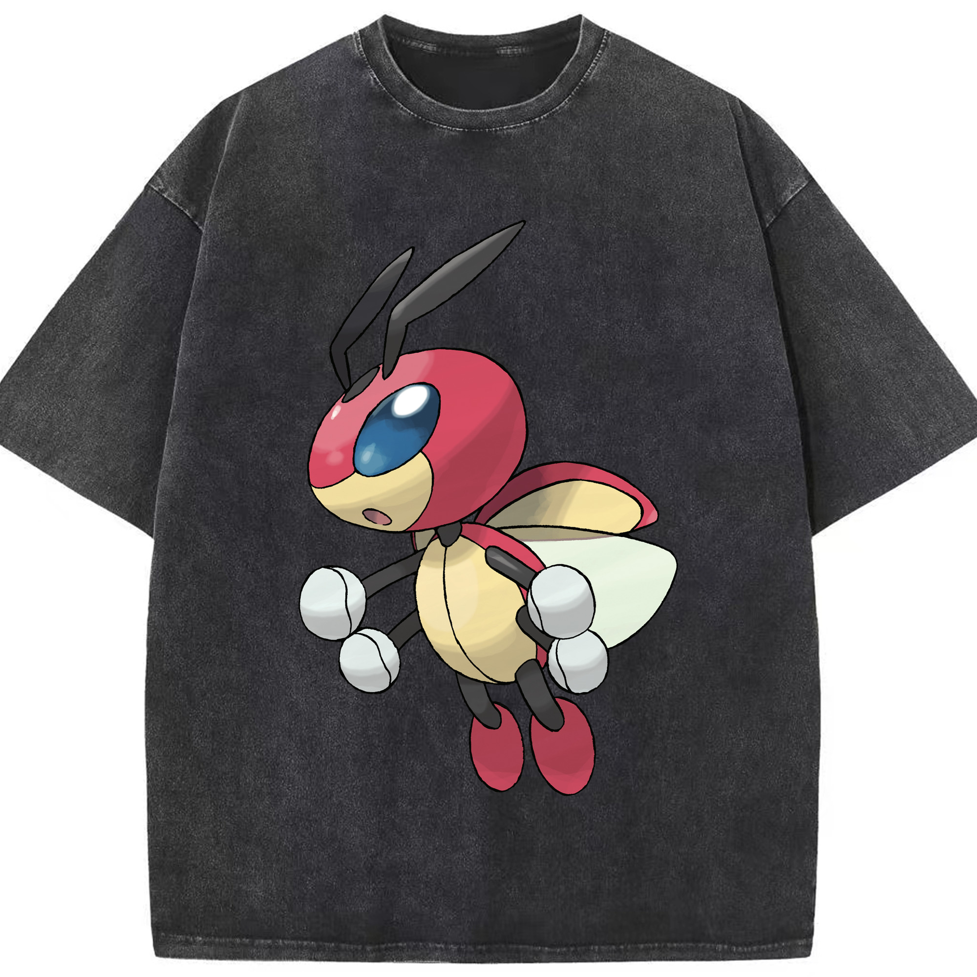 （画像用） ポケットモンスター Pokémon 綿100% ヴィンテージ風 半袖Tシャツ（フロントプリント）
