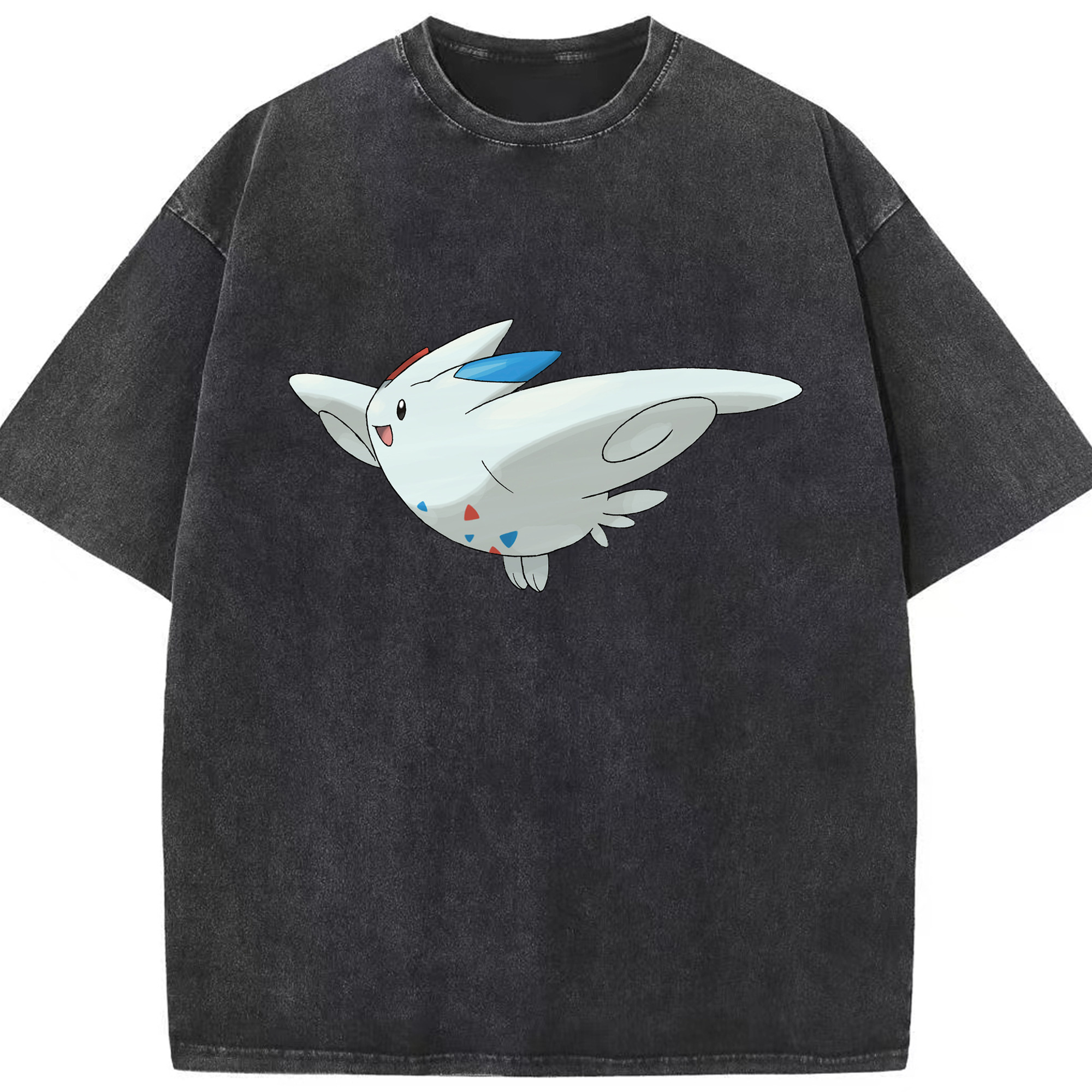 （画像用） ポケットモンスター Pokémon 綿100% ヴィンテージ風 半袖Tシャツ（フロントプリント）