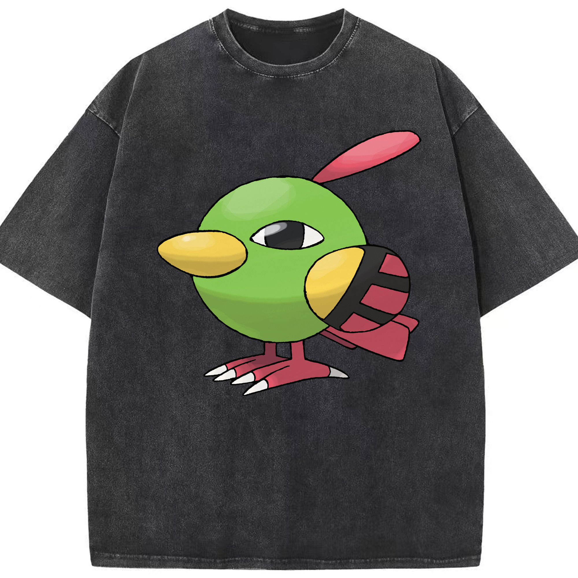 （画像用） ポケットモンスター Pokémon 綿100% ヴィンテージ風 半袖Tシャツ（フロントプリント）
