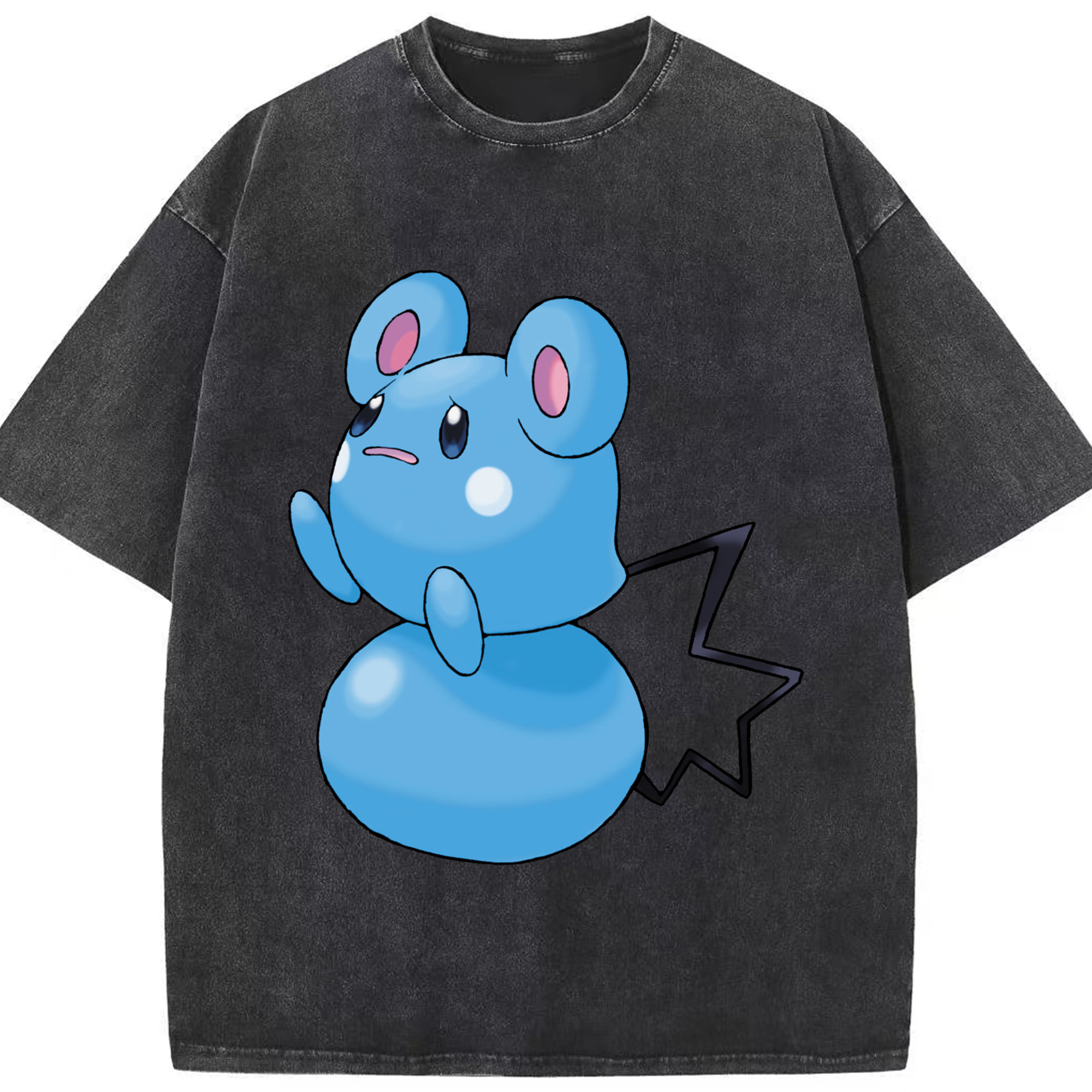 （画像用） ポケットモンスター Pokémon 綿100% ヴィンテージ風 半袖Tシャツ（フロントプリント）