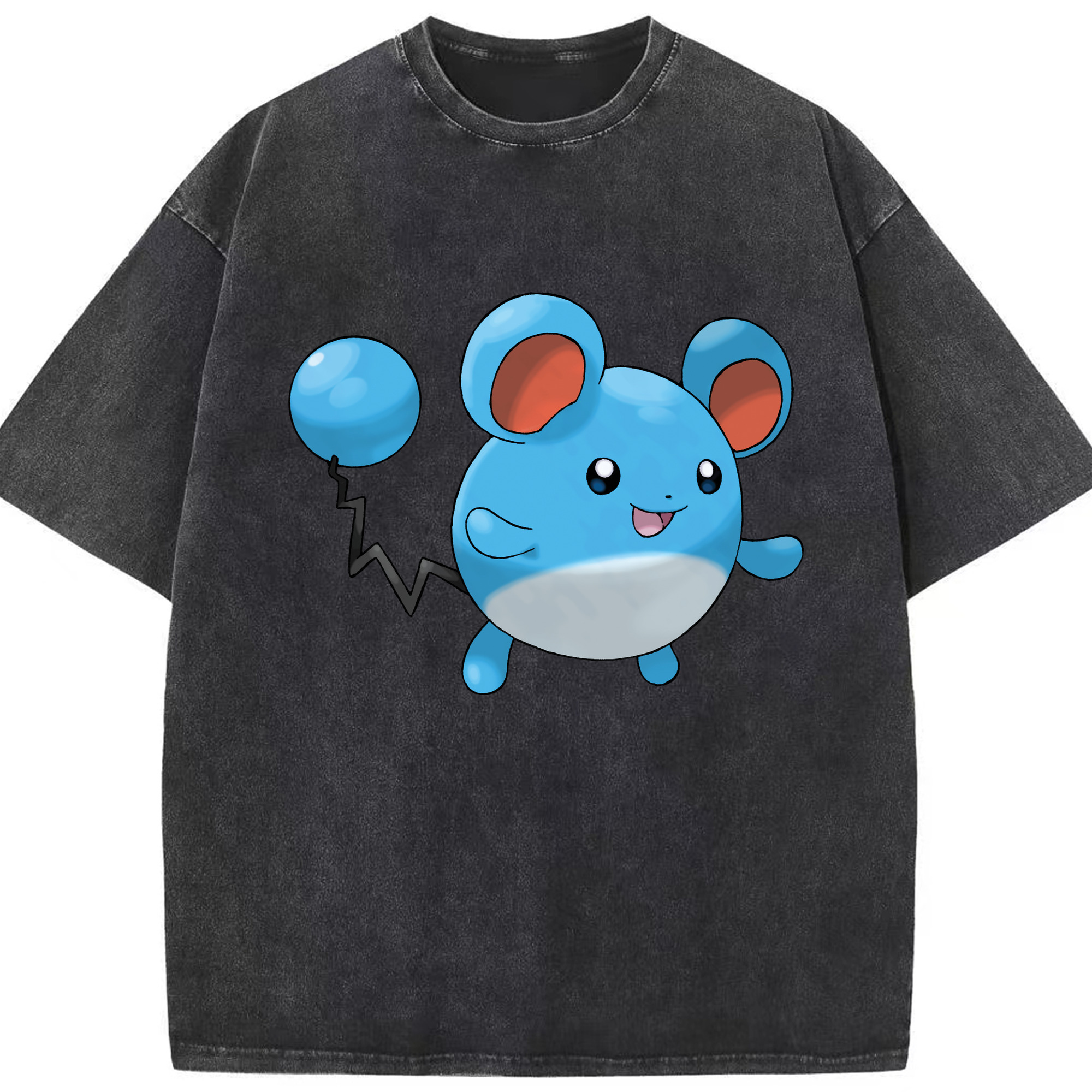 （画像用） ポケットモンスター Pokémon 綿100% ヴィンテージ風 半袖Tシャツ（フロントプリント）