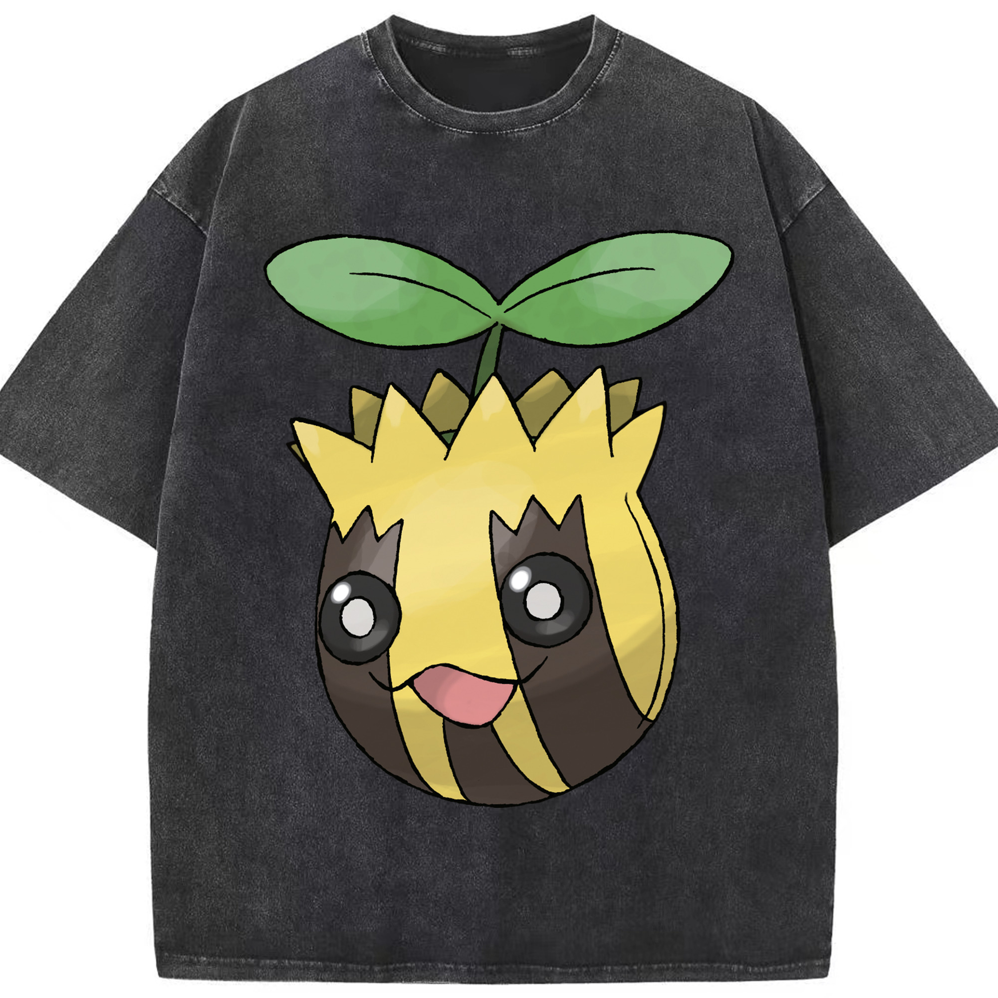 （画像用） ポケットモンスター Pokémon 綿100% ヴィンテージ風 半袖Tシャツ（フロントプリント）