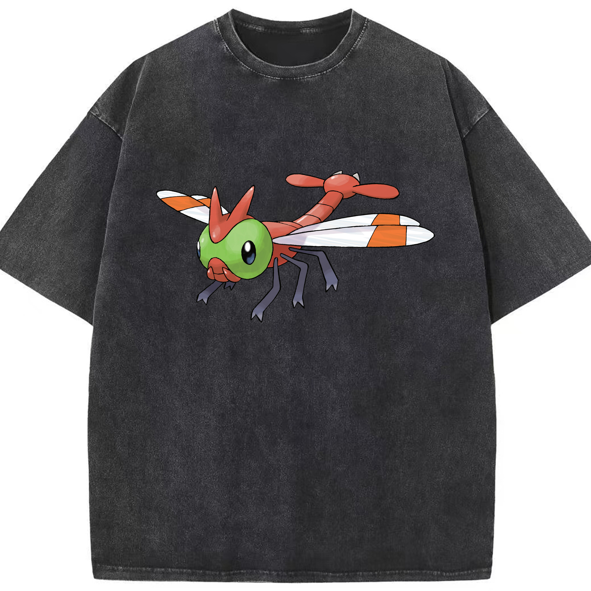 （画像用） ポケットモンスター Pokémon 綿100% ヴィンテージ風 半袖Tシャツ（フロントプリント）