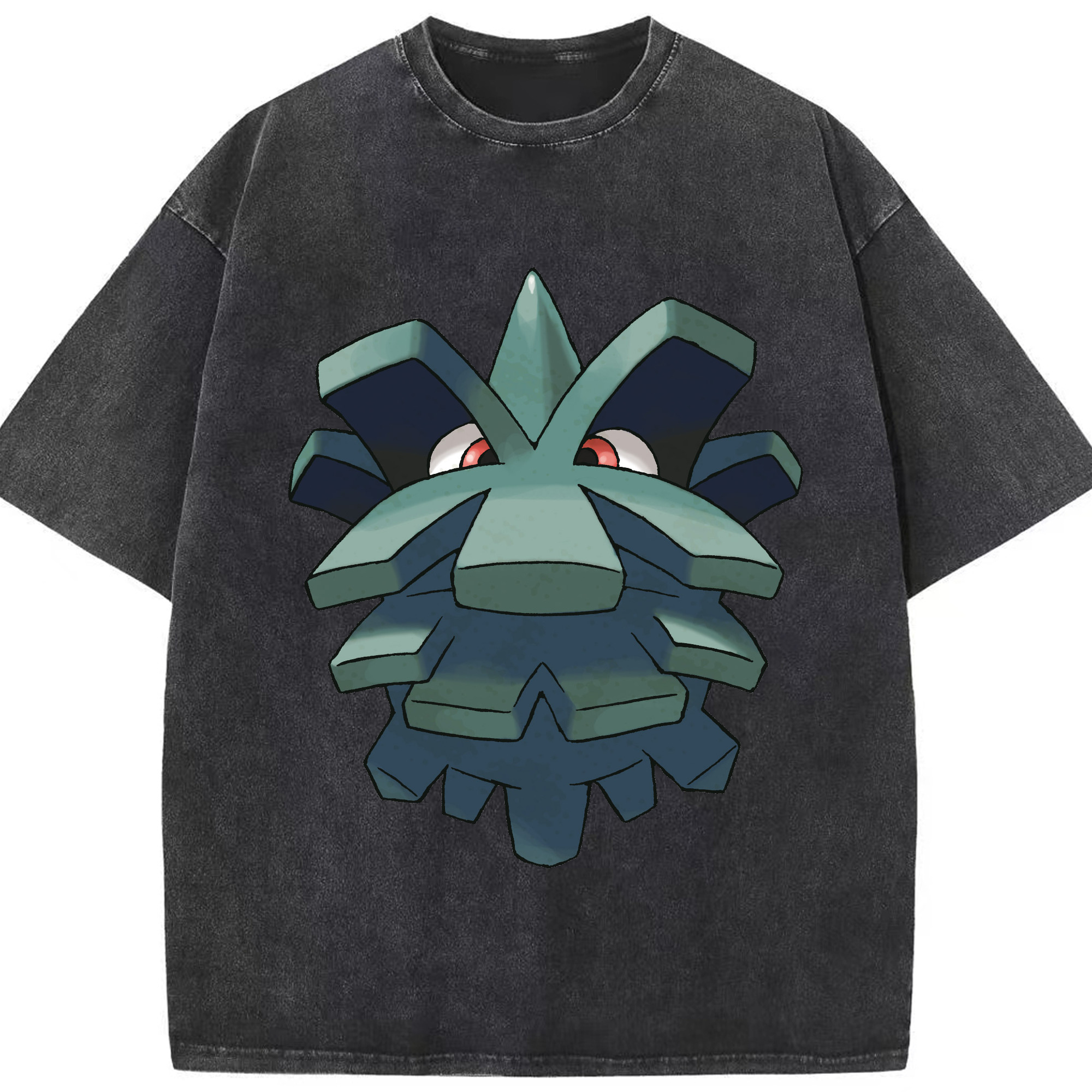 （画像用） ポケットモンスター Pokémon 綿100% ヴィンテージ風 半袖Tシャツ（フロントプリント）