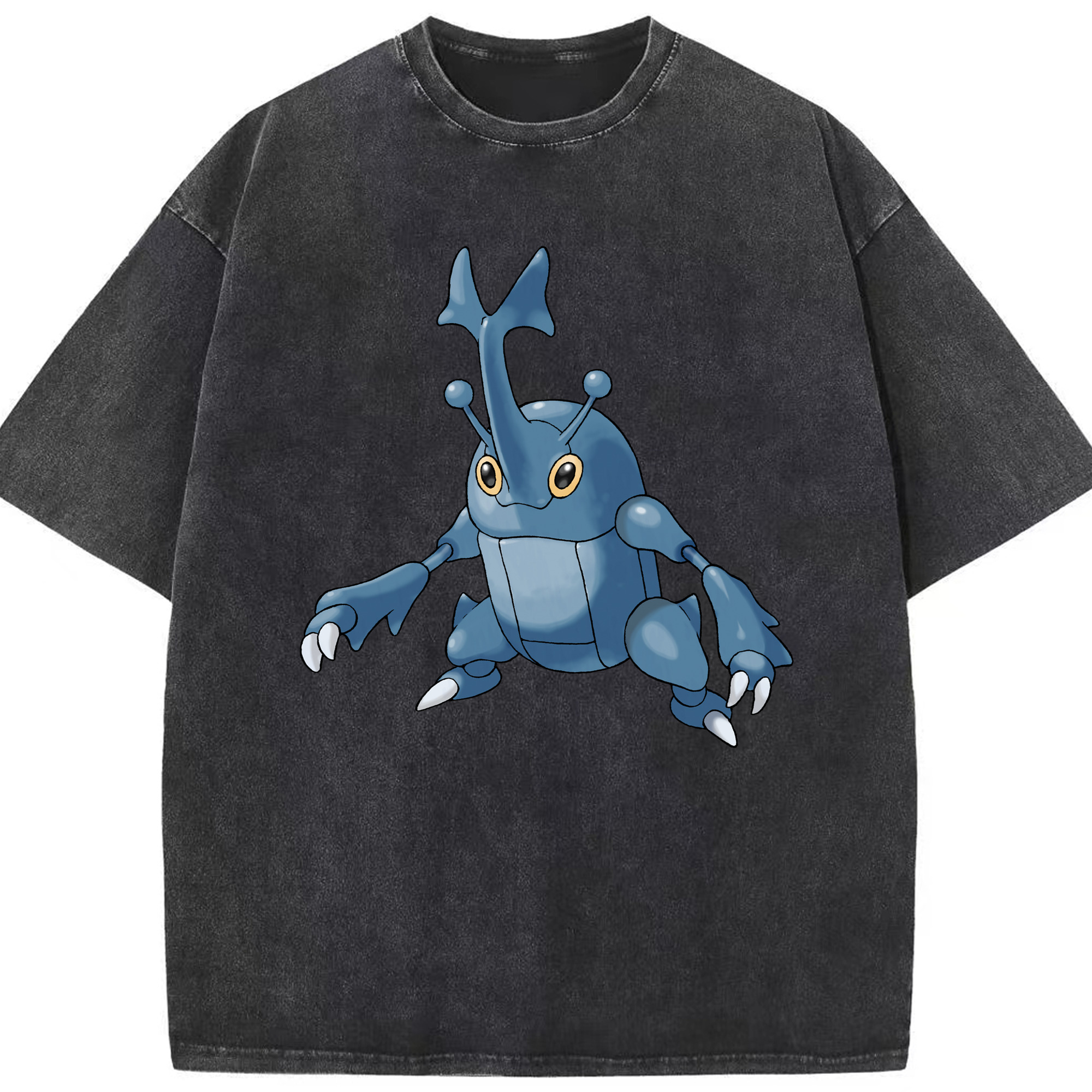（画像用） ポケットモンスター Pokémon 綿100% ヴィンテージ風 半袖Tシャツ（フロントプリント）