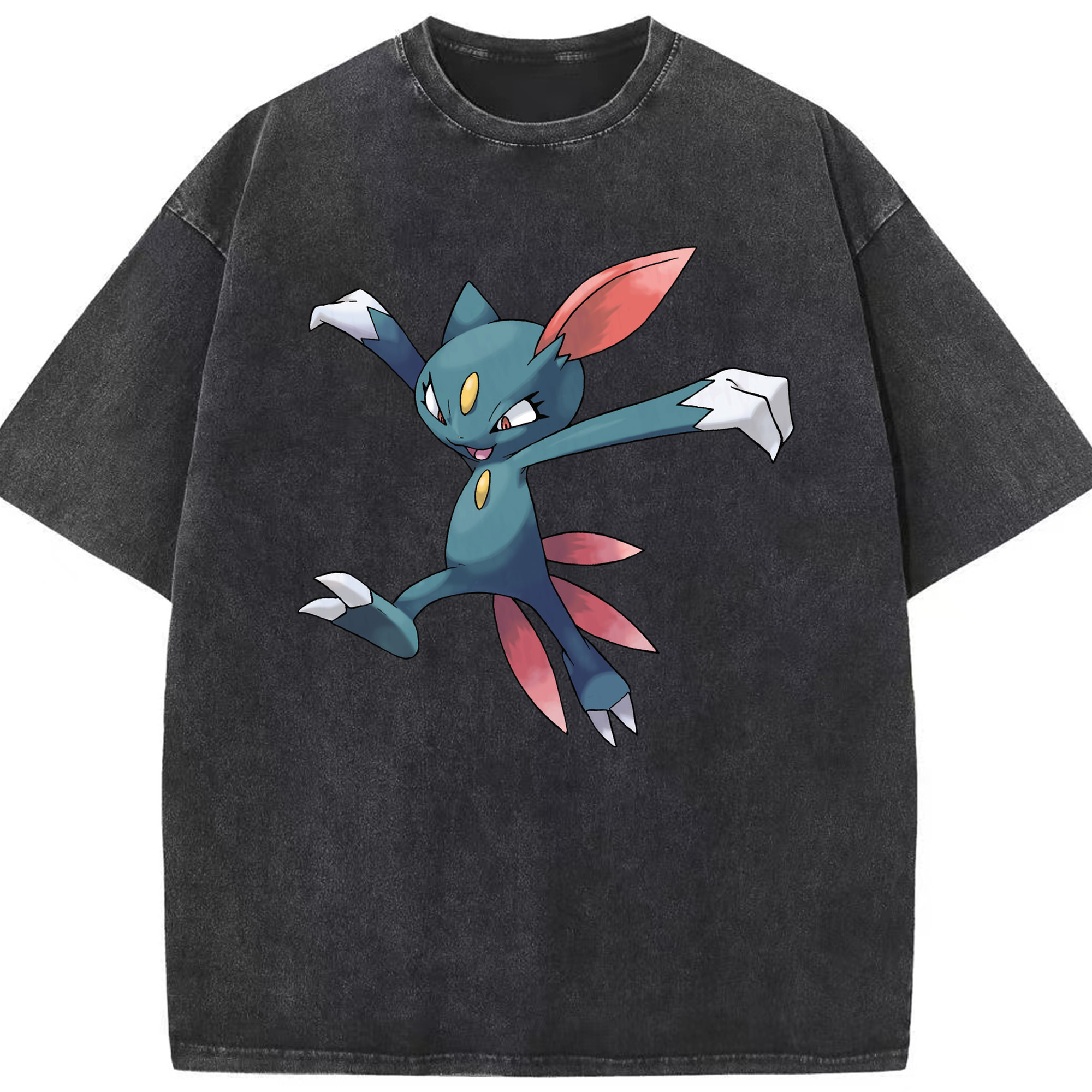 （画像用） ポケットモンスター Pokémon 綿100% ヴィンテージ風 半袖Tシャツ（フロントプリント）