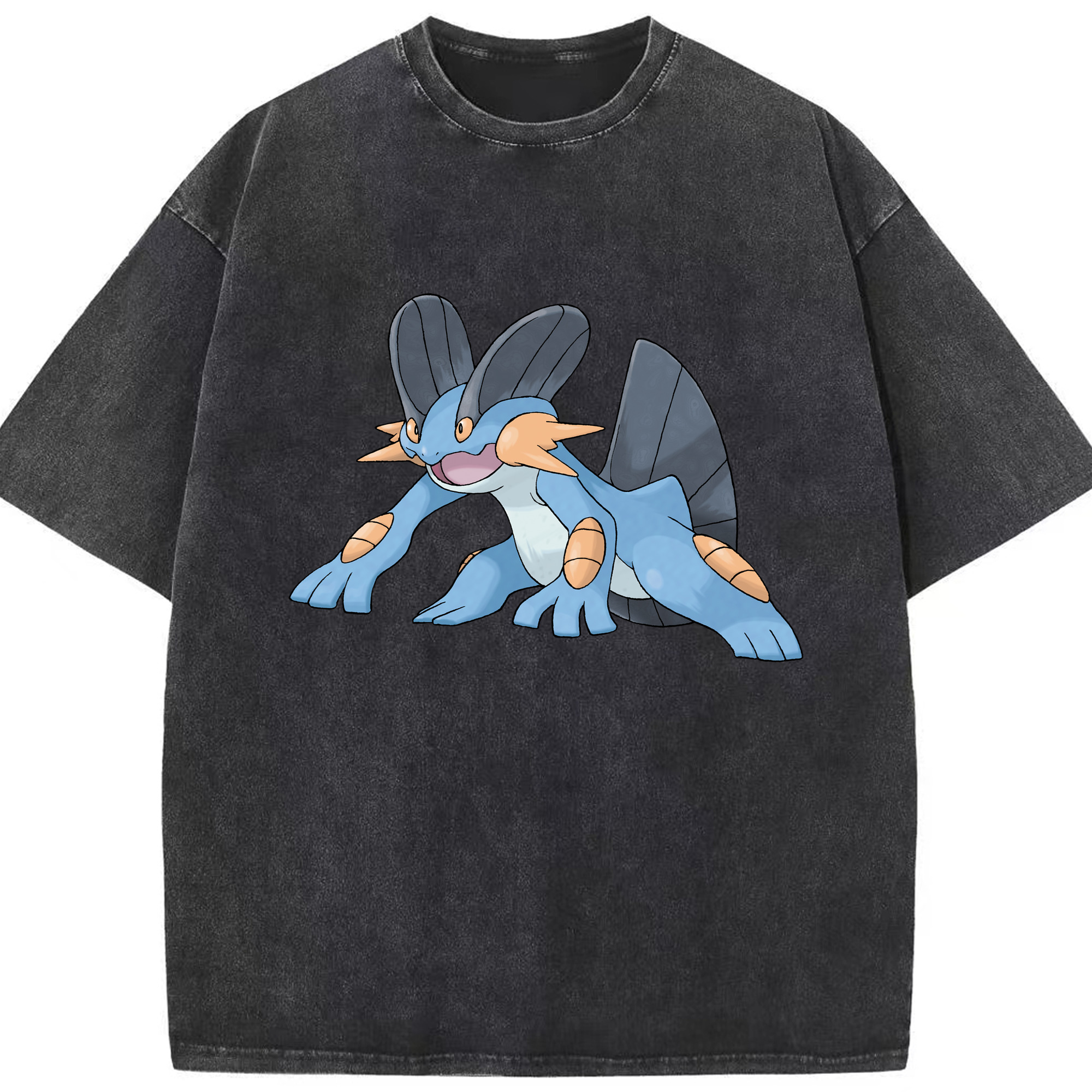 （画像用） ポケットモンスター Pokémon 綿100% ヴィンテージ風 半袖Tシャツ（フロントプリント）