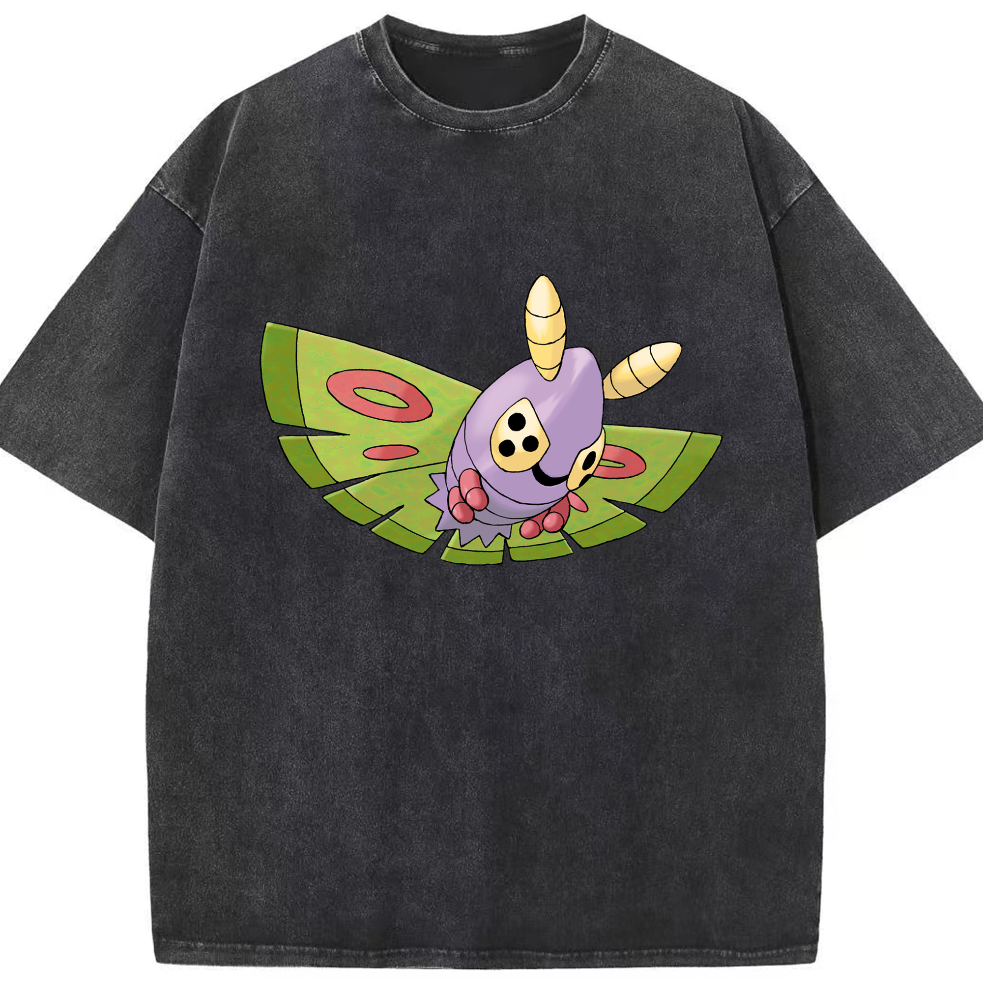 （画像用） ポケットモンスター Pokémon 綿100% ヴィンテージ風 半袖Tシャツ（フロントプリント）