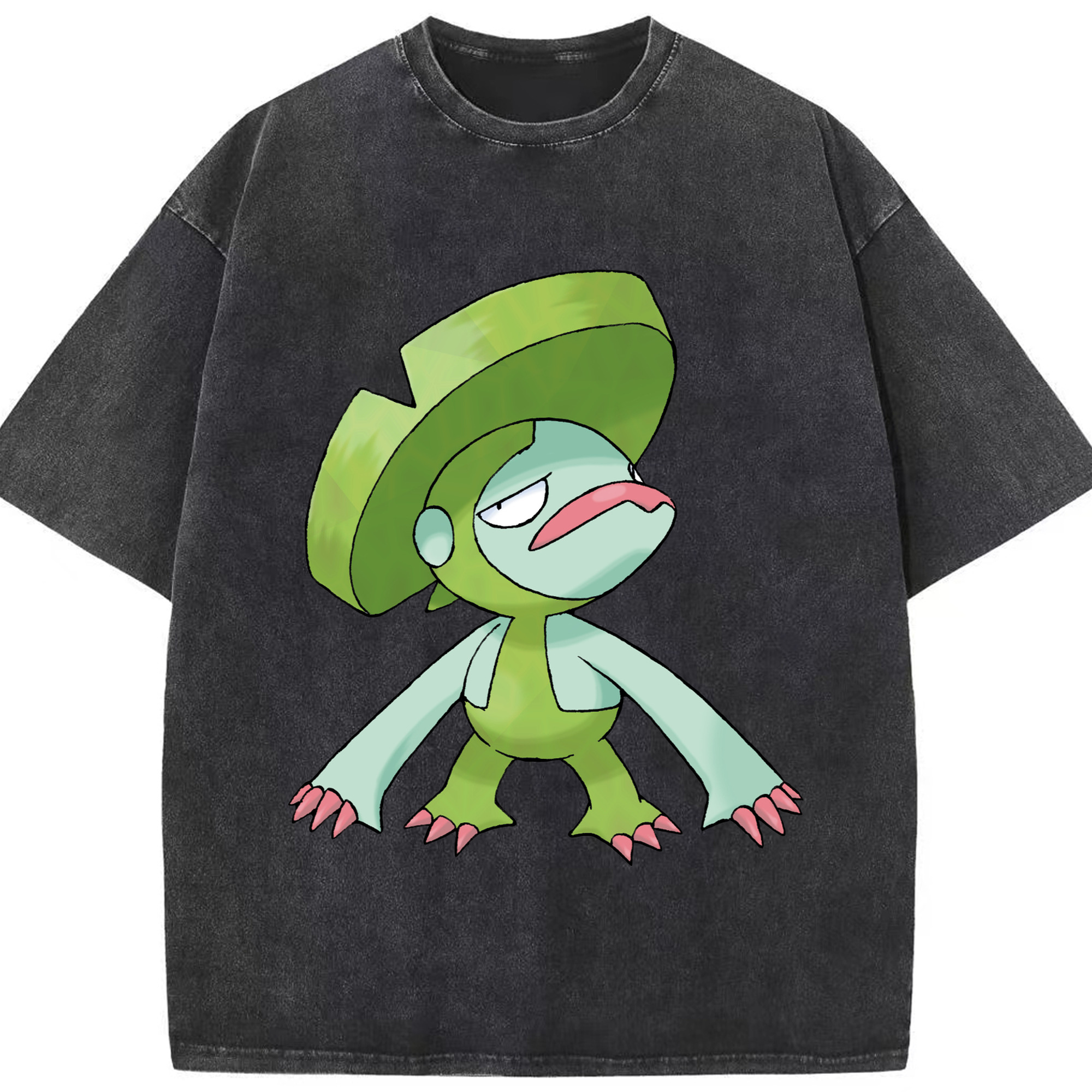 （画像用） ポケットモンスター Pokémon 綿100% ヴィンテージ風 半袖Tシャツ（フロントプリント）