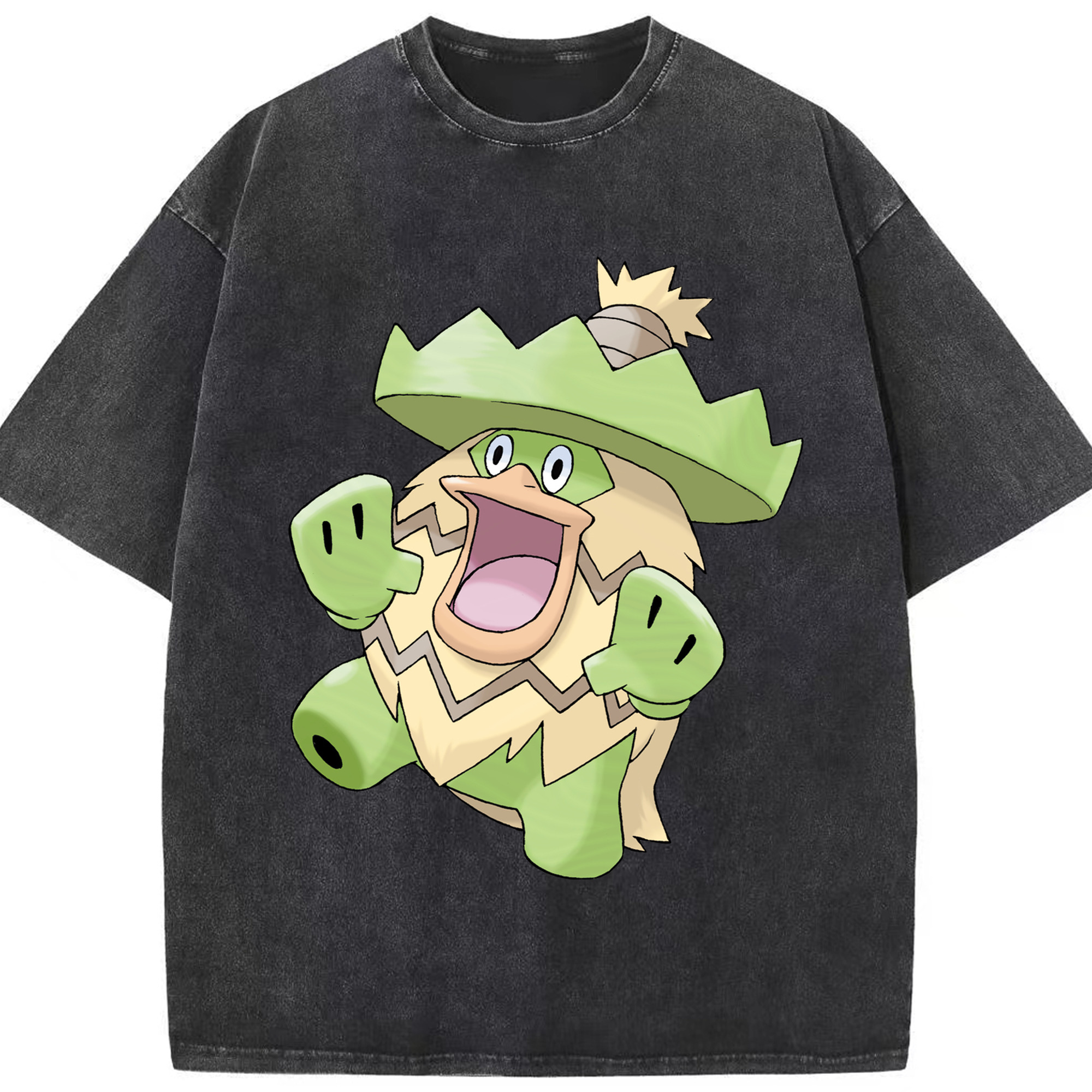 （画像用） ポケットモンスター Pokémon 綿100% ヴィンテージ風 半袖Tシャツ（フロントプリント）