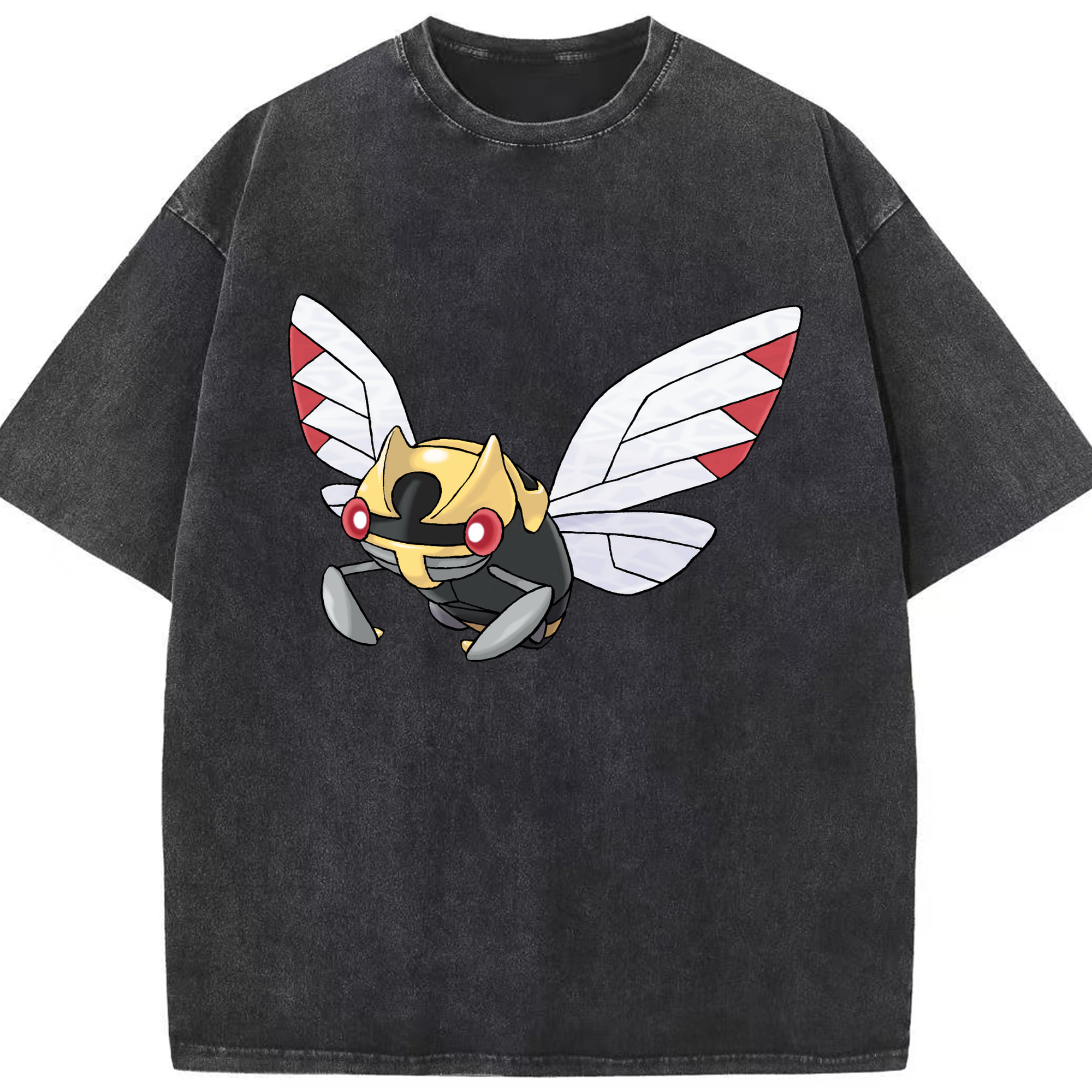 （画像用） ポケットモンスター Pokémon 綿100% ヴィンテージ風 半袖Tシャツ（フロントプリント）