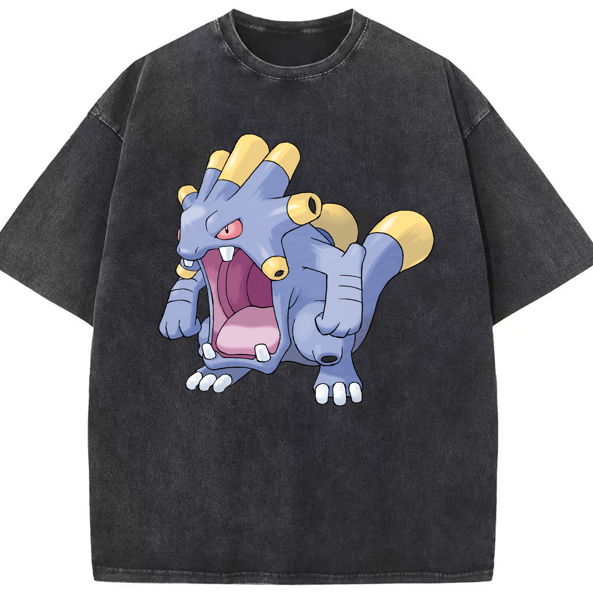 （画像用） ポケットモンスター Pokémon 綿100% ヴィンテージ風 半袖Tシャツ（フロントプリント）