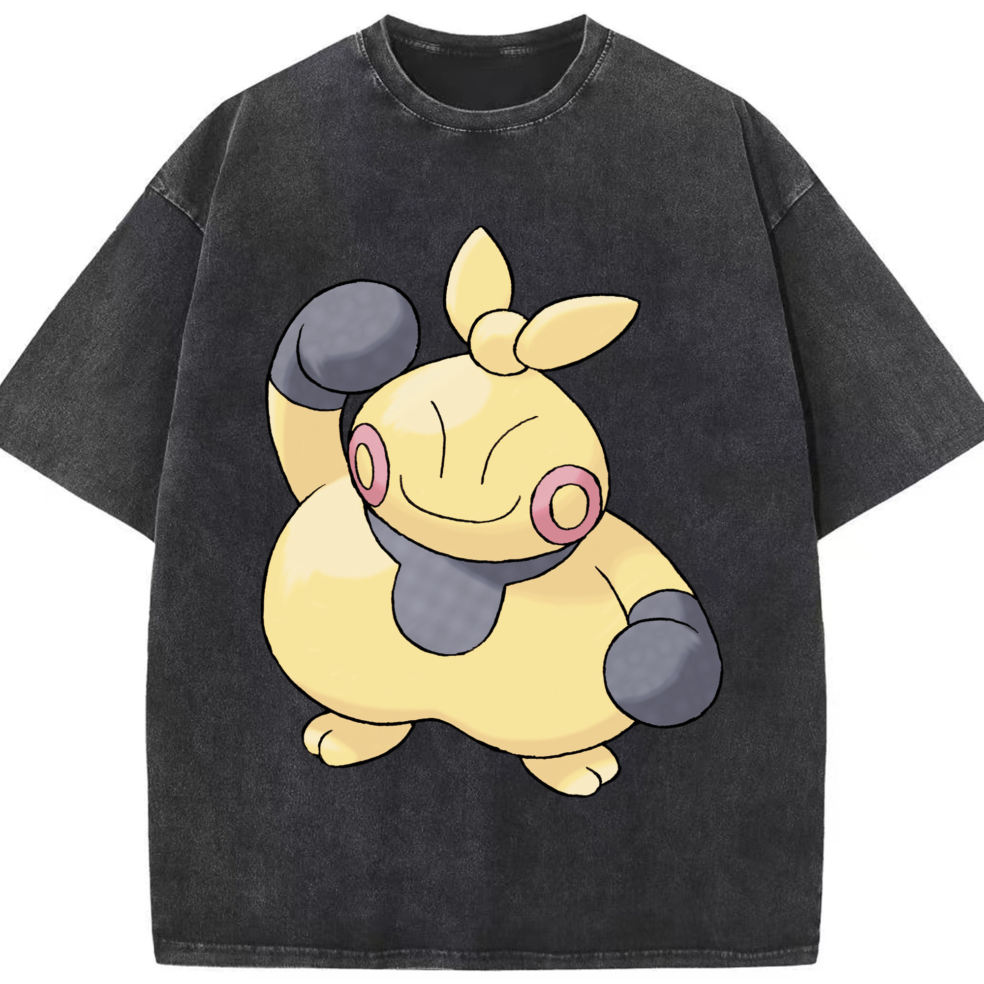 （画像用） ポケットモンスター Pokémon 綿100% ヴィンテージ風 半袖Tシャツ（フロントプリント）