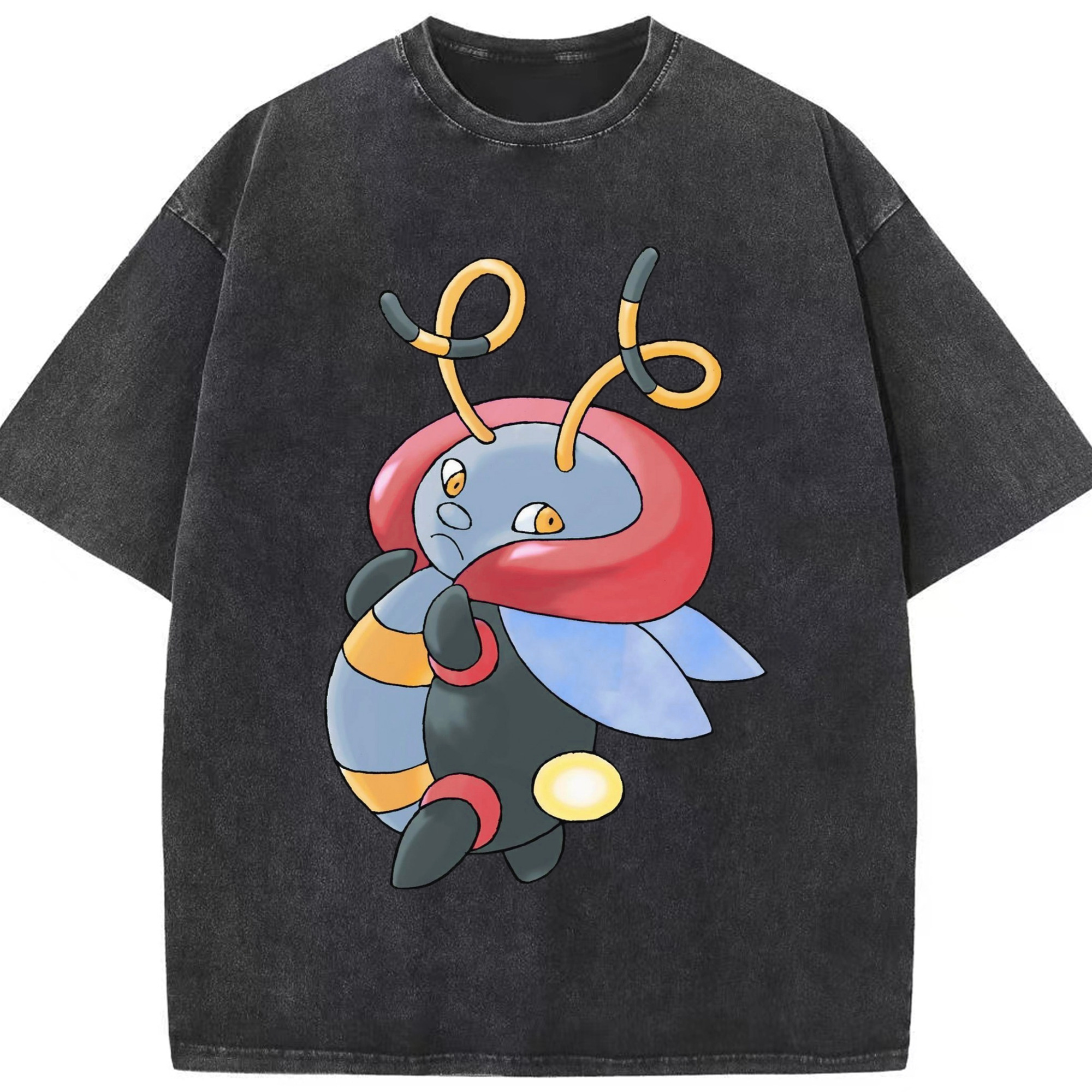 （画像用） ポケットモンスター Pokémon 綿100% ヴィンテージ風 半袖Tシャツ（フロントプリント）