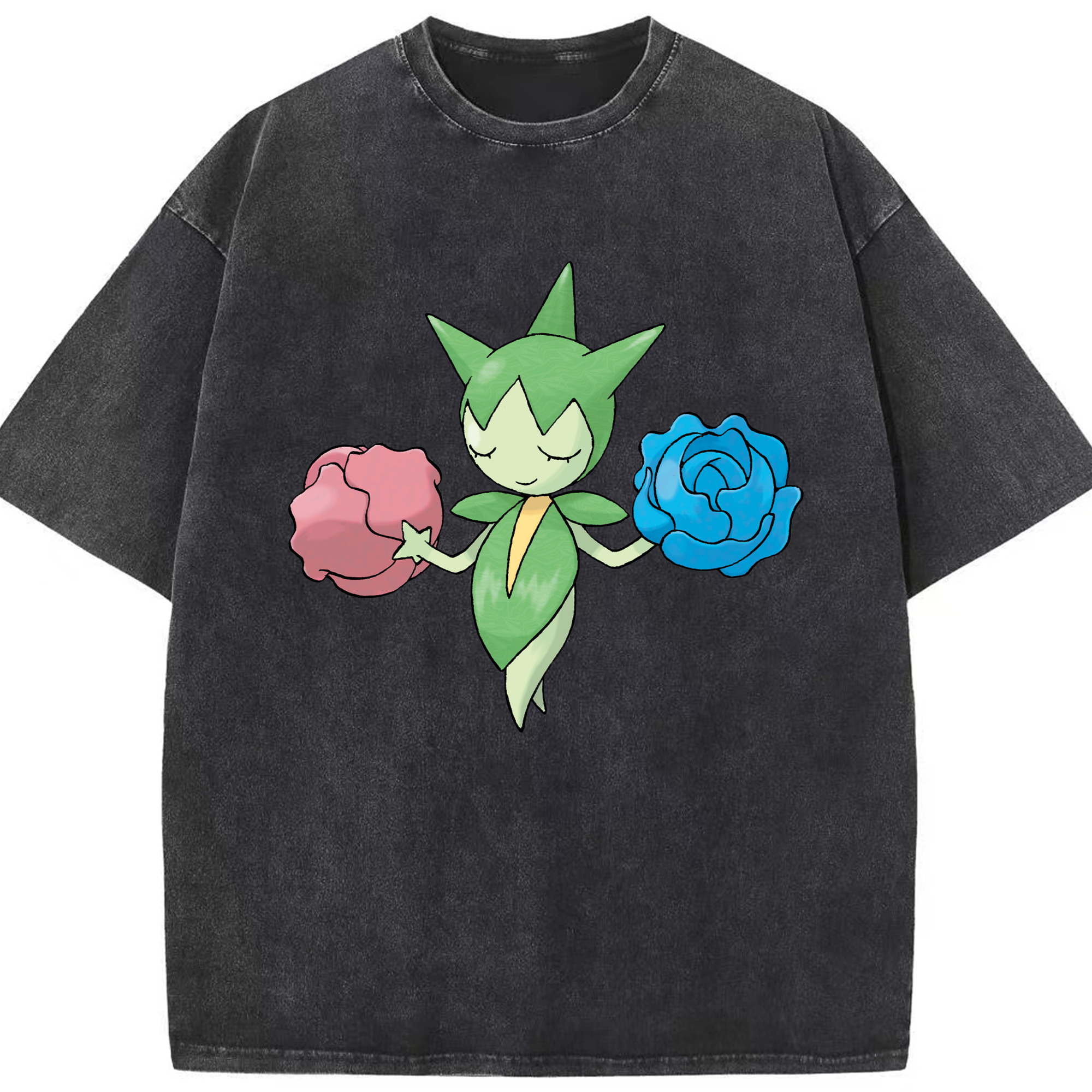 （画像用） ポケットモンスター Pokémon 綿100% ヴィンテージ風 半袖Tシャツ（フロントプリント）