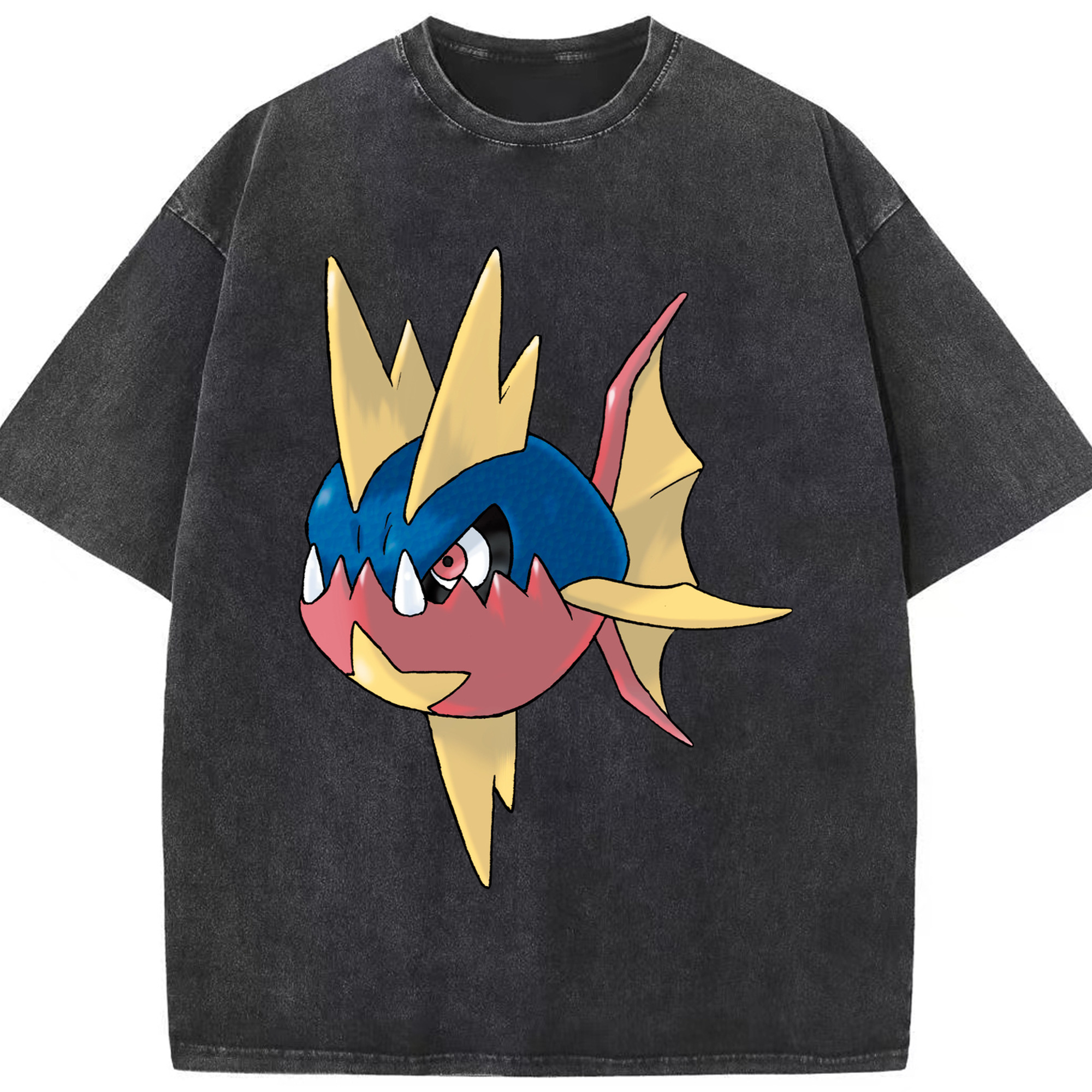 （画像用） ポケットモンスター Pokémon 綿100% ヴィンテージ風 半袖Tシャツ（フロントプリント）