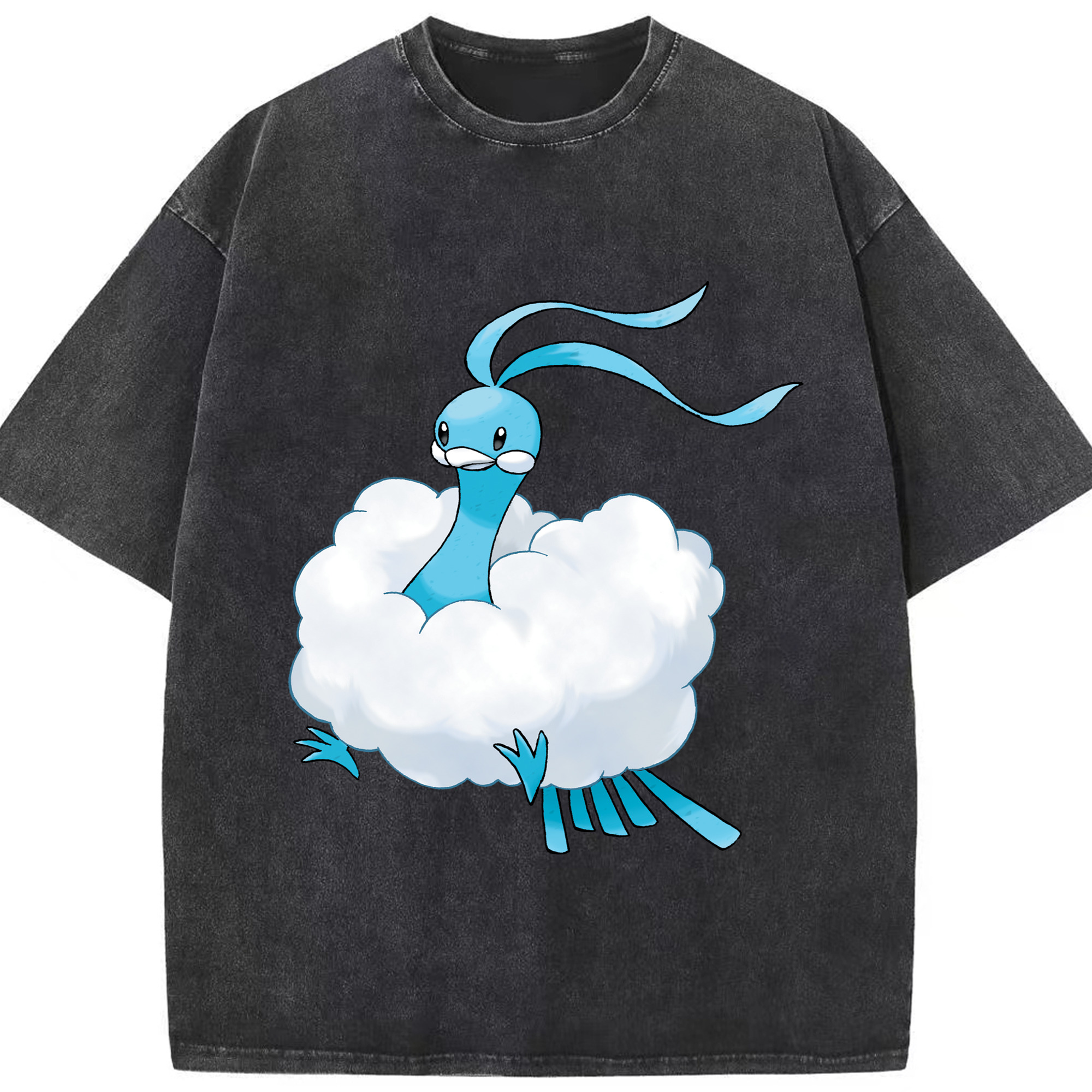 （画像用） ポケットモンスター Pokémon 綿100% ヴィンテージ風 半袖Tシャツ（フロントプリント）
