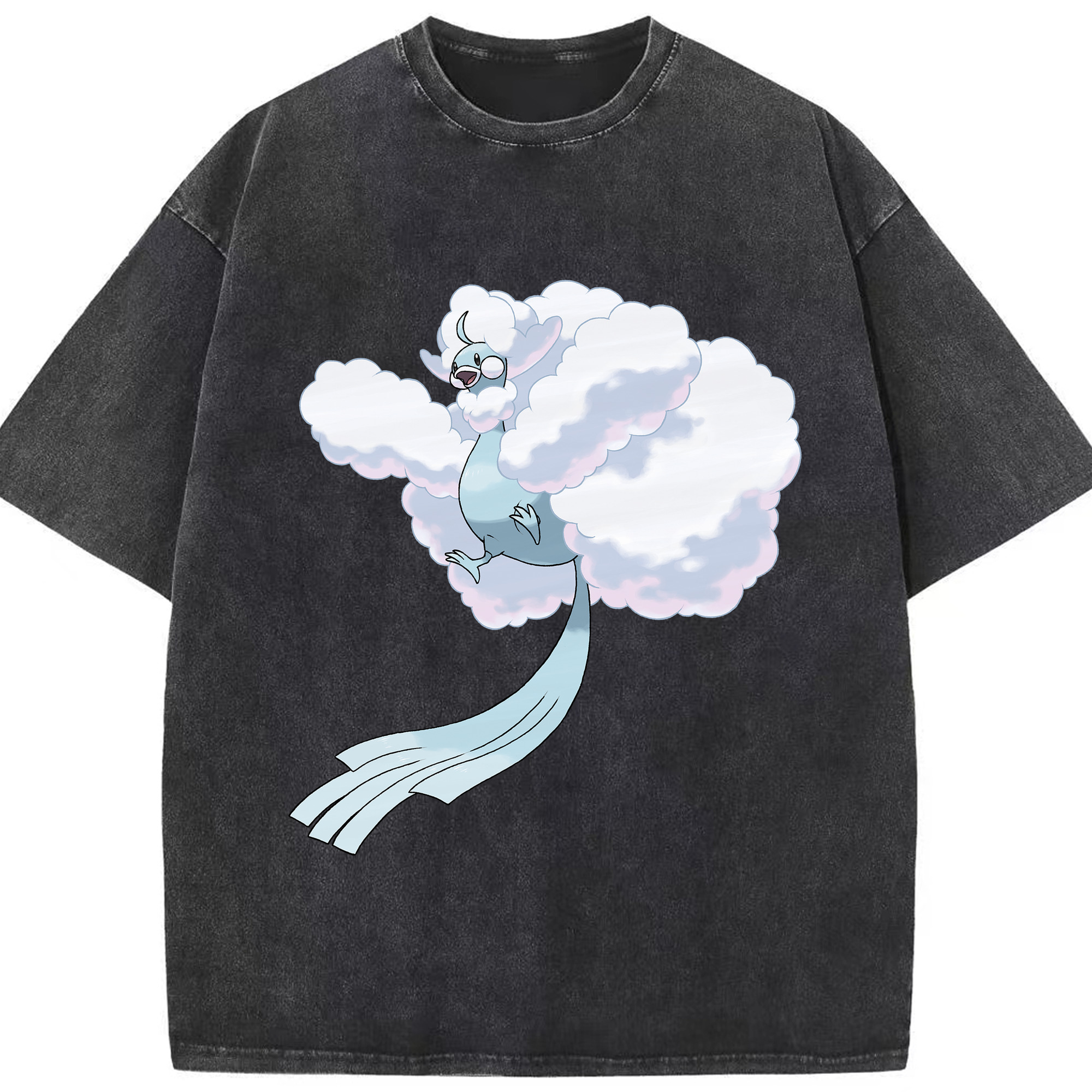 （画像用） ポケットモンスター Pokémon 綿100% ヴィンテージ風 半袖Tシャツ（フロントプリント）