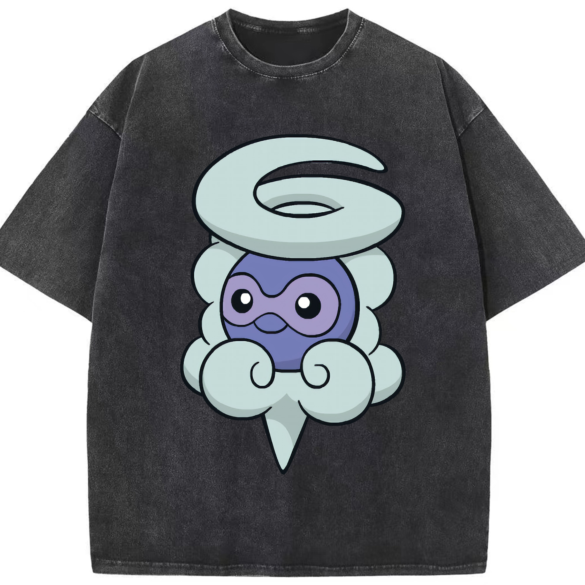 （画像用） ポケットモンスター Pokémon 綿100% ヴィンテージ風 半袖Tシャツ（フロントプリント）