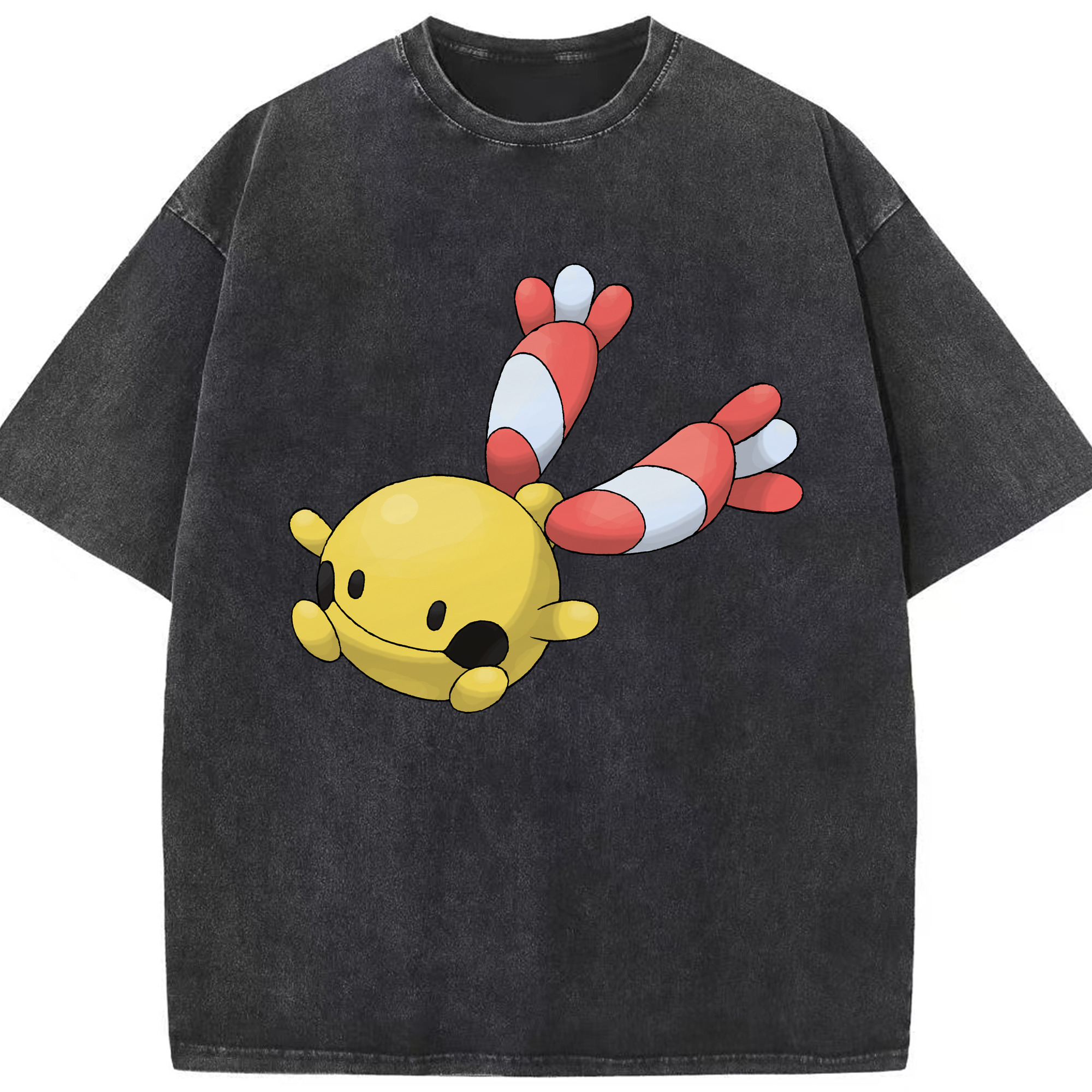 （画像用） ポケットモンスター Pokémon 綿100% ヴィンテージ風 半袖Tシャツ（フロントプリント）